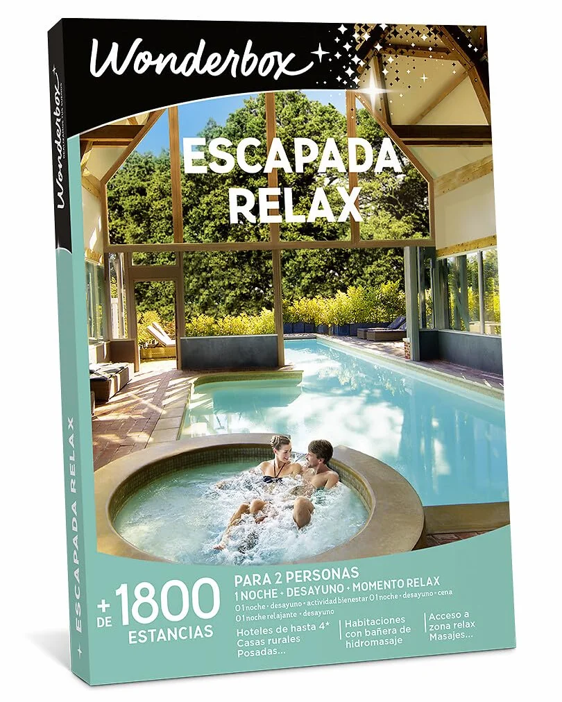 WONDERBOX Caja Regalo -ESCAPADA Relax- 4000 estancias para Dos Personas