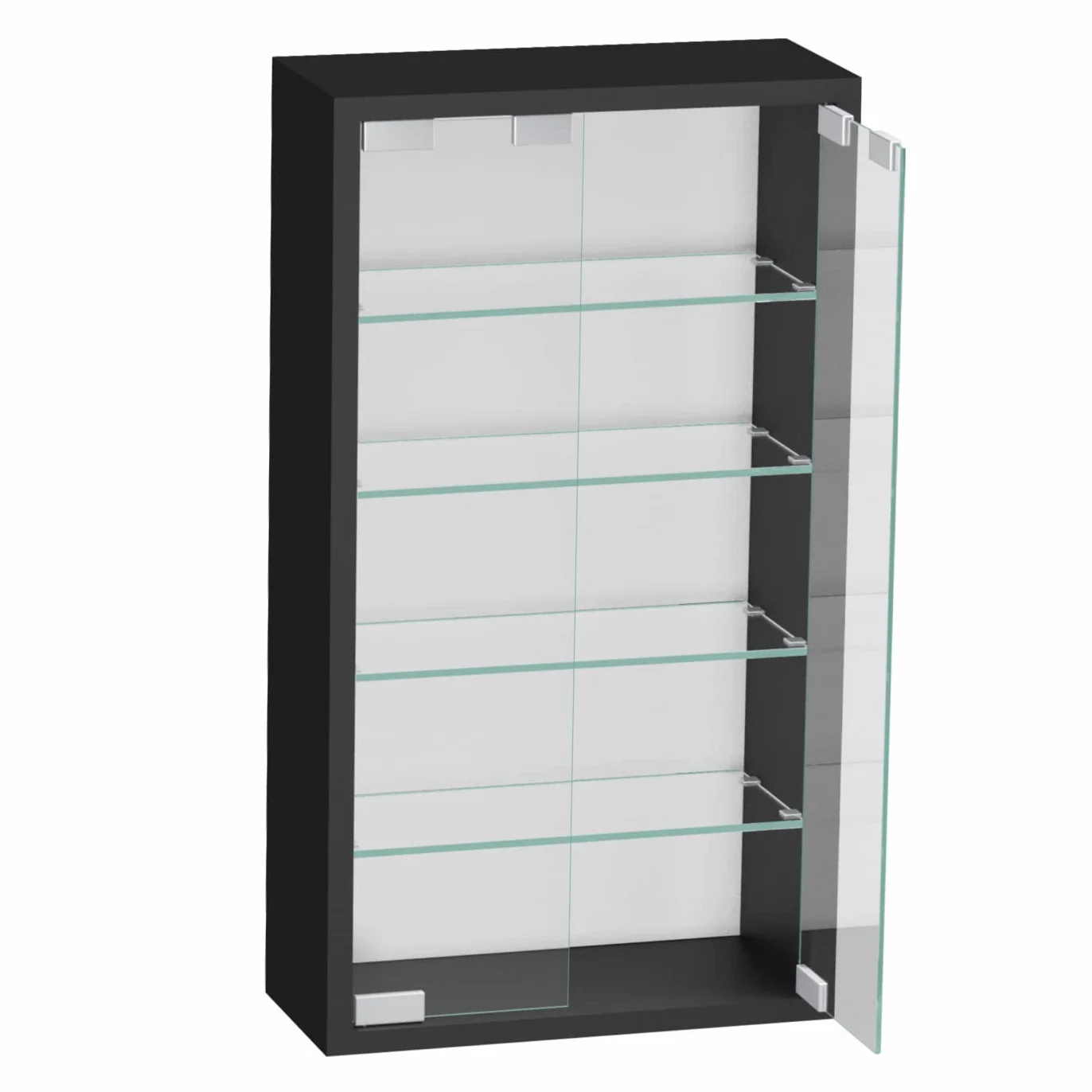 Vitrina vitrina de pared colgante de pie - 40 x 60 x 13 cm