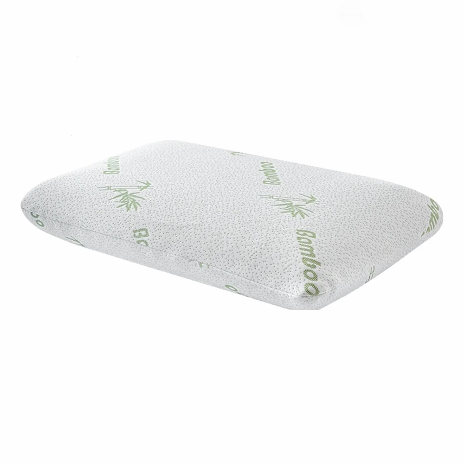 Almohada De Espuma Con Memoria Almohada de espuma viscoelástica Fibra de bambú Almohada de espuma viscoelástica agradable for la piel Almohada de pan de rebote lento Cuidado del cuello cervical de un