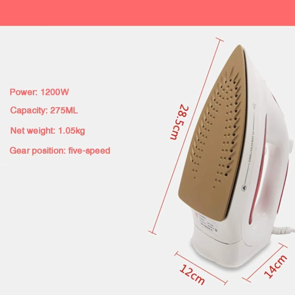 Plancha de Vapor con Suela de cerámica Antiadherente, Funciones antigoteo, antical, antical y autolimpiante, 1200 W de Alta Capacidad, familias y Viajes
