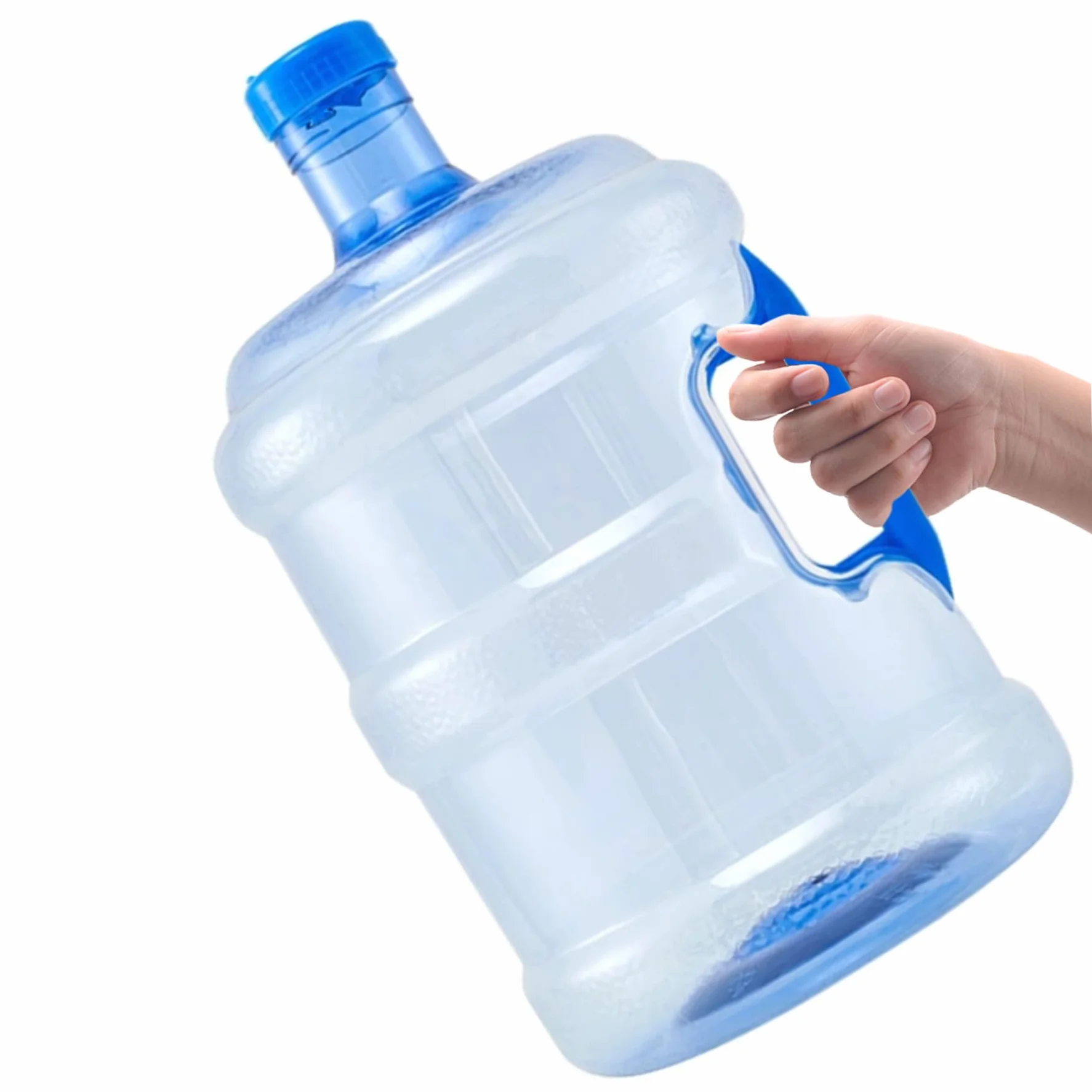 Jarra De Agua De 10 L Con Asa Grado Alimenticio a Prueba De Fugas Transparente Sin Olor Sellado Reutilizable a Prueba De Polvo Botella De Agua Portátil Contenedor Para Hogar Jarra De Agua Aire