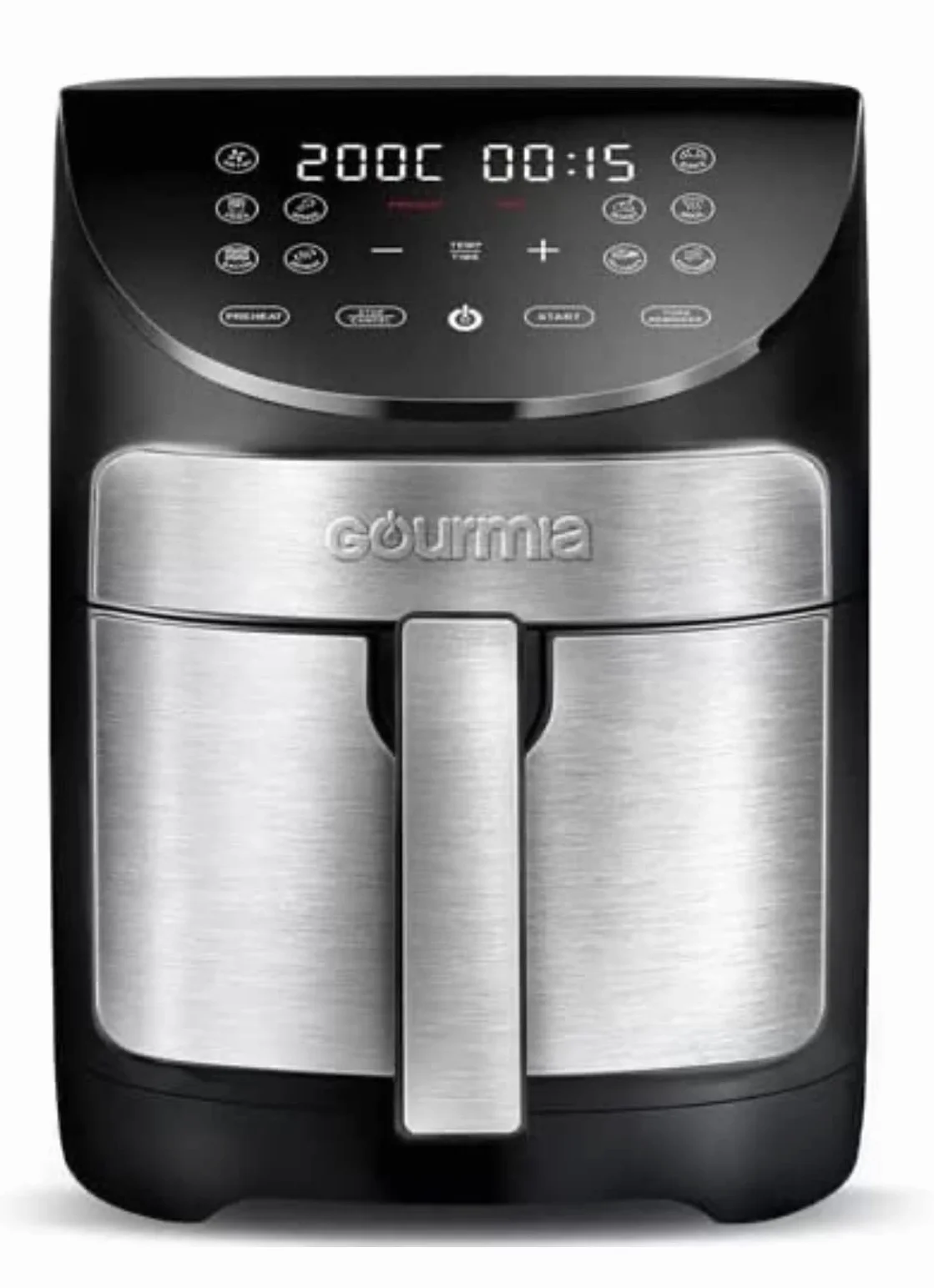 Gourmia Freidora de aire digital GAF798, 6,6 L, negro