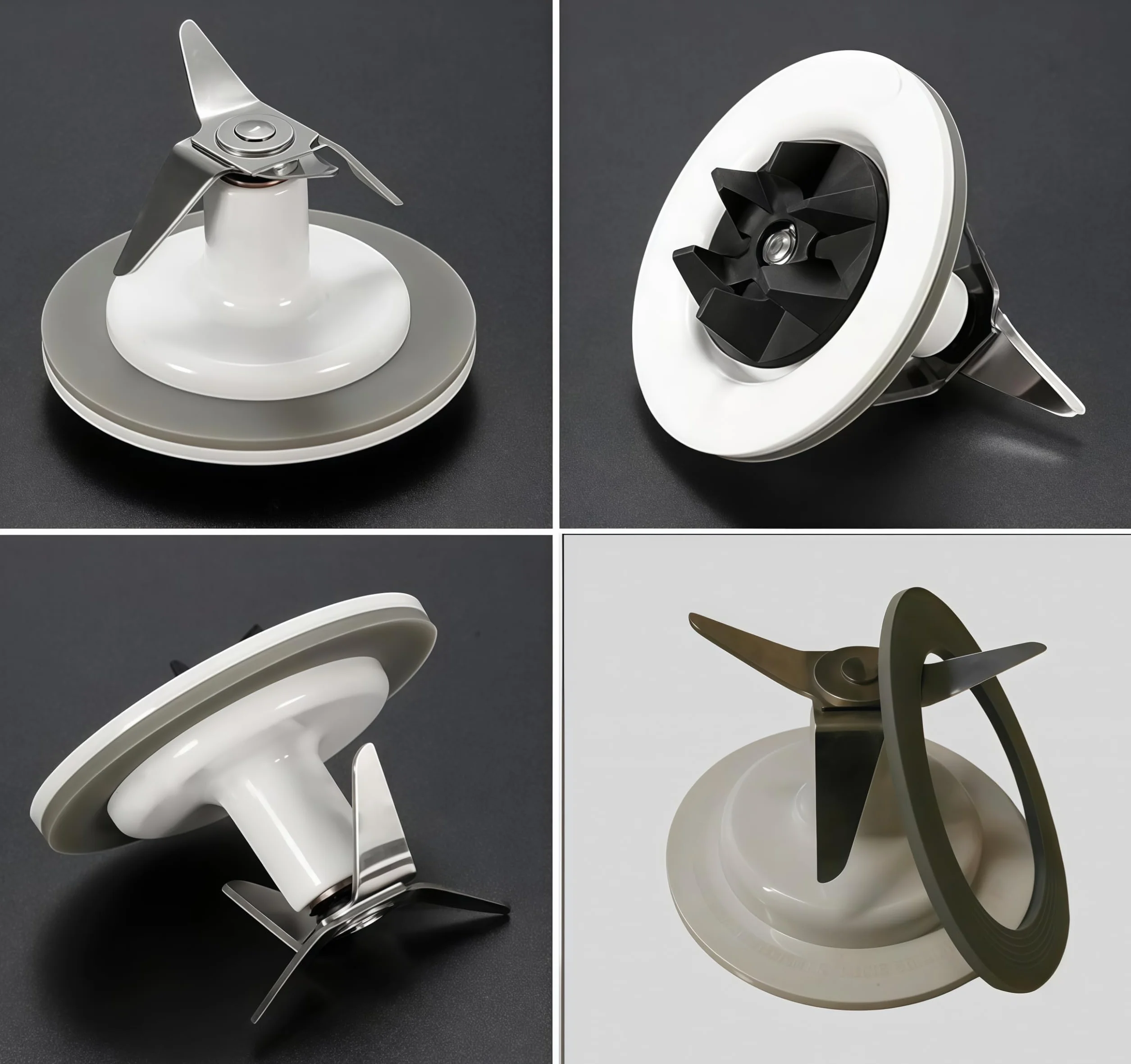 Pieza de cortador de cuchillas de repuesto compatible con licuadoras Hamilton Beach y licuadoras Blade Proctor Silex