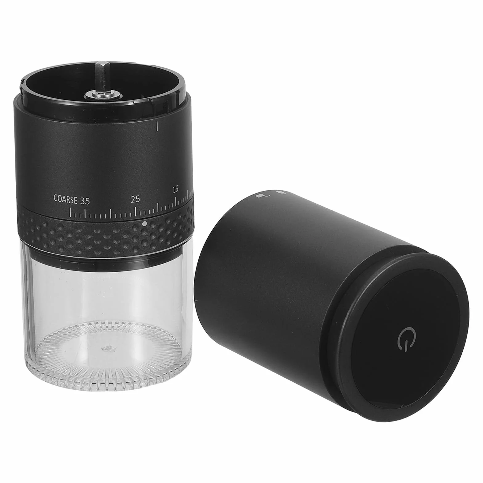 Uonlytech Molinillo de Café Eléctrico Compacto y Silencioso para Granos y Maíz con Capacidad de 25g Adecuado para Uso Doméstico en Cocina