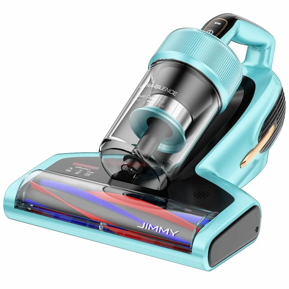 Jimmy BX7 Pro Aspirador Anti-ácaros 700W, Aspirador de mão con Esterilização UV Lamp e Ultra-sónica, Sensor Inteligente de Sujidade, para Colchões, Cama e Sofás