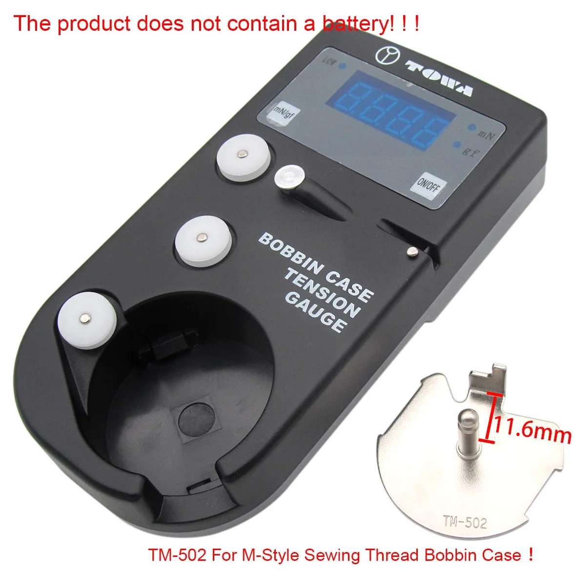 CKPSMS Marca - Medidor de tensión de caja de bobina digital TOWA en comparación con TM-3 estilo M (DTM-A1+TM-502)