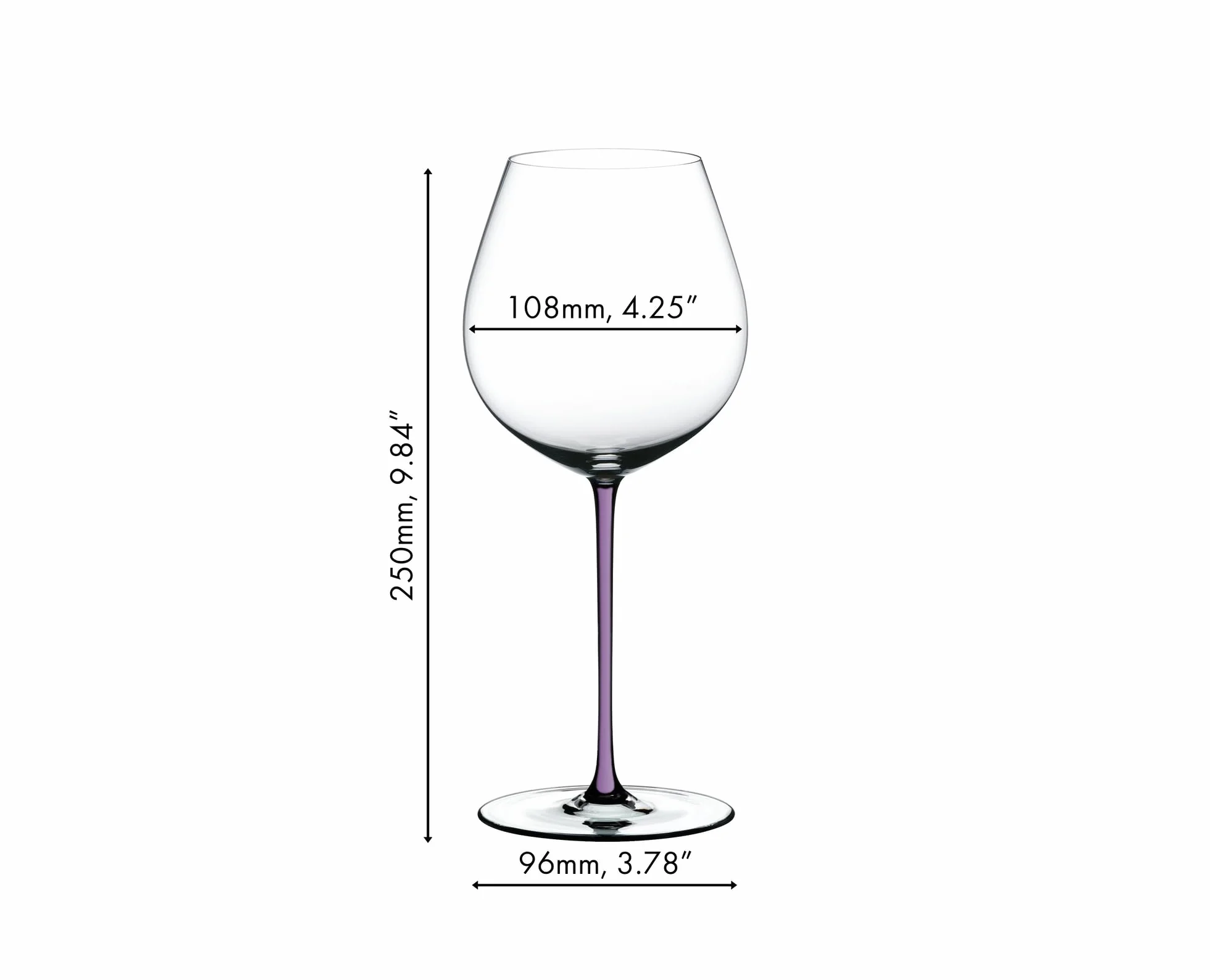 RIEDEL Fatto A Mano Syrah - Copa de vino, color rosa