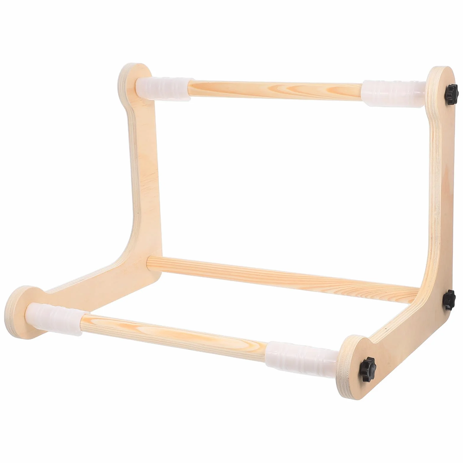 DOITOOL Soporte Ajustable para Aro de Bordar de Madera Maciza Soporte de Regazo y Mesa para Punto de Cruz Bastidor Portátil para Labores de Aguja y Tapices Adecuado para Manualidades y