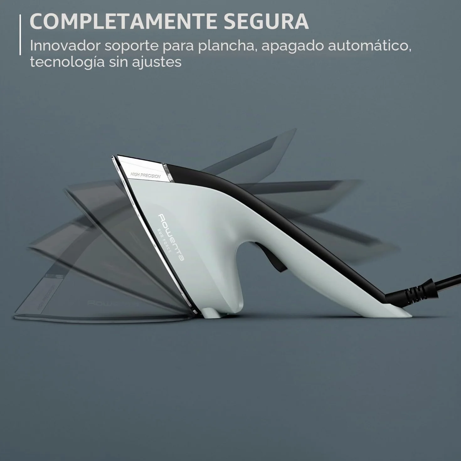 Rowenta Duo Force, plancha de vapor 2 en 1 y Vaporizador de ropa, Versátil y Cuidado de la ropa, JR4030U1 | 0 unidades