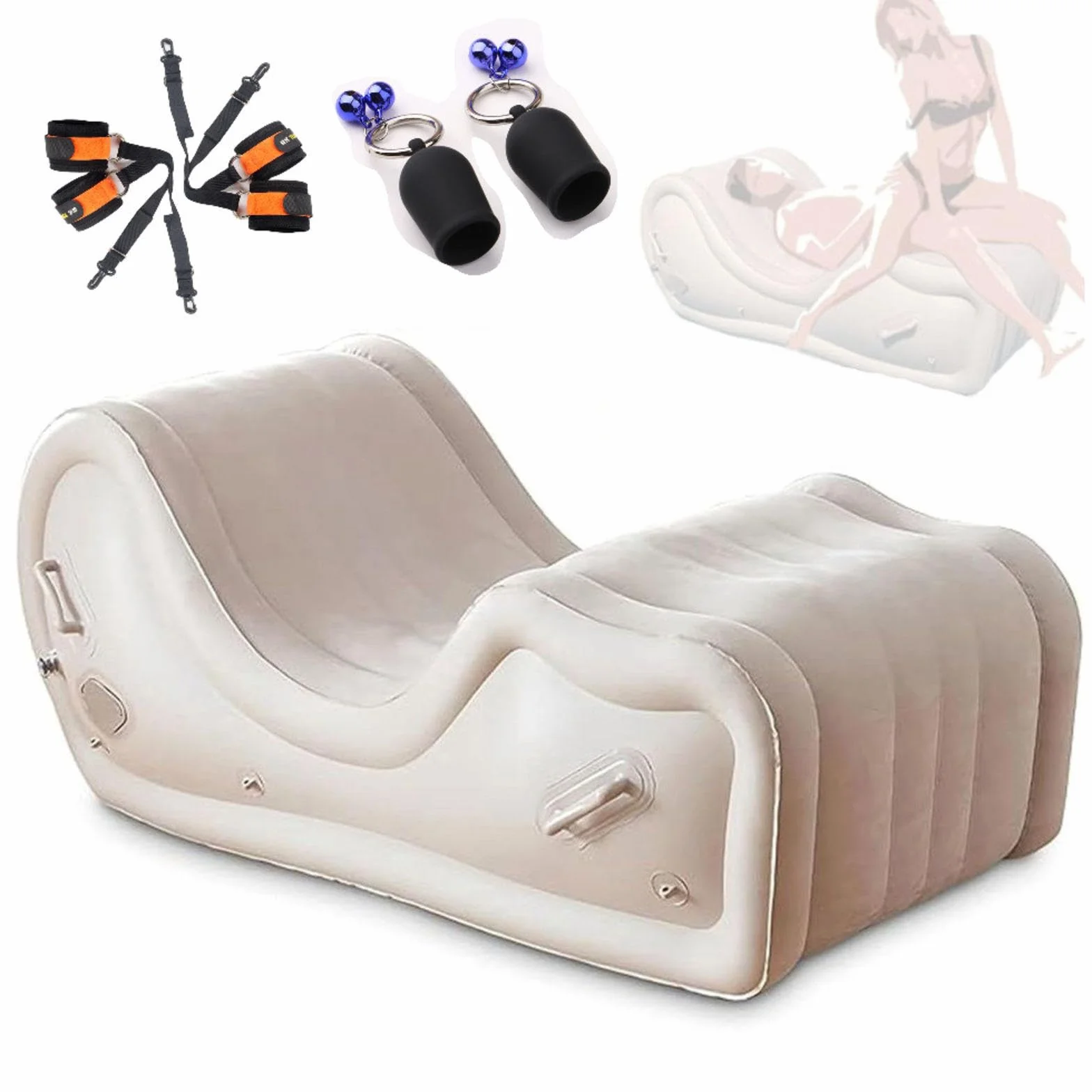 Sofá Inflable Inflado rápido, Compacto y fácil de Guardar.,Sofa7