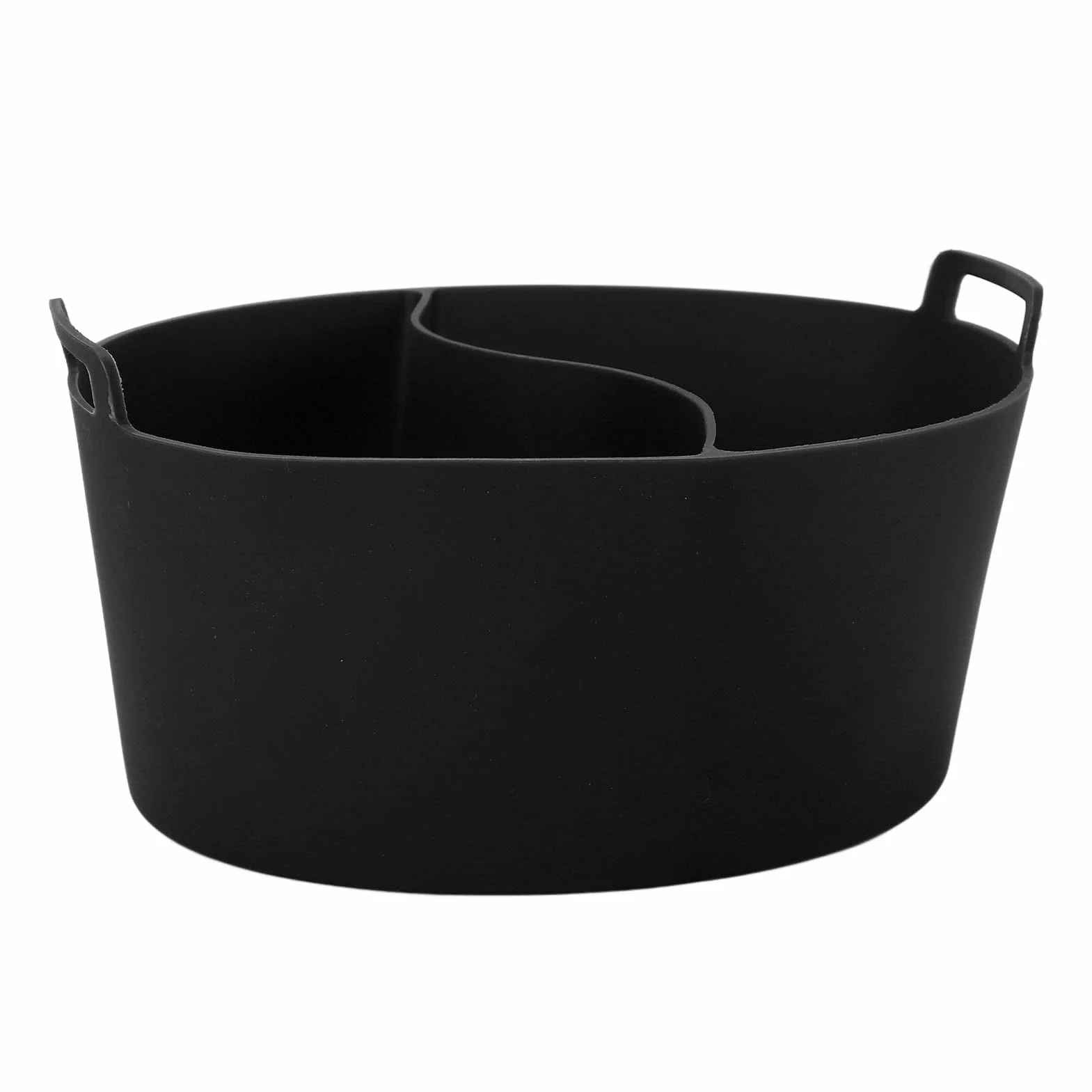 Revestimiento de Olla de Cocción Lenta, Silicona de Grado Alimenticio, Resistente a Fugas, Resistente Al Calor, Divisor de Olla (Negro)