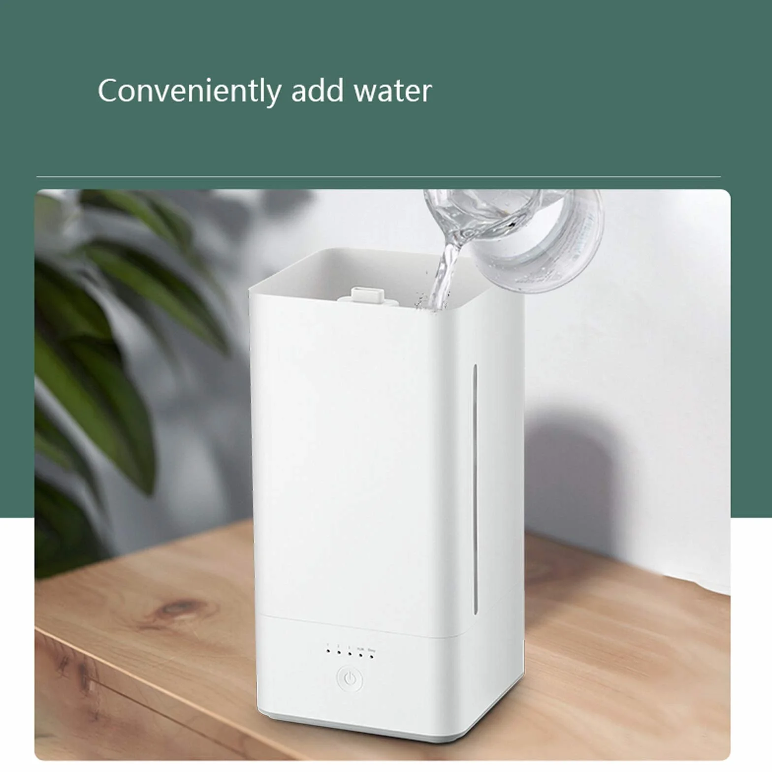 Humidificadores para dormitorio Humidificadores de llenado superior, humidificador de aire silencioso de 36 dB, humedad constante inteligente y apagado automático sin agua, humidificador con niebla fr