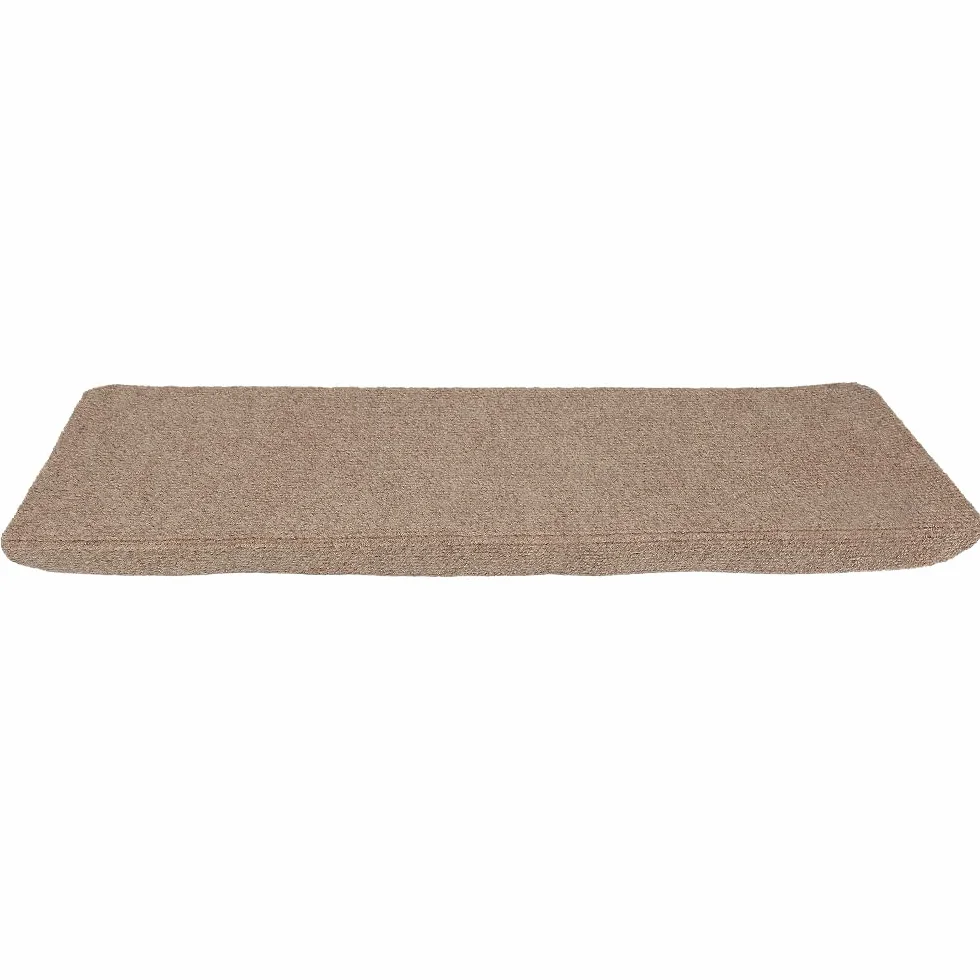 HUOLE 15x Alfombrilla Autoadhesiva Escalera Protector Alfombra Peldaños Adhesivos Decoración Amortiguación Antideslizante Sisal Beige Oscuro (65x25cm marrón)