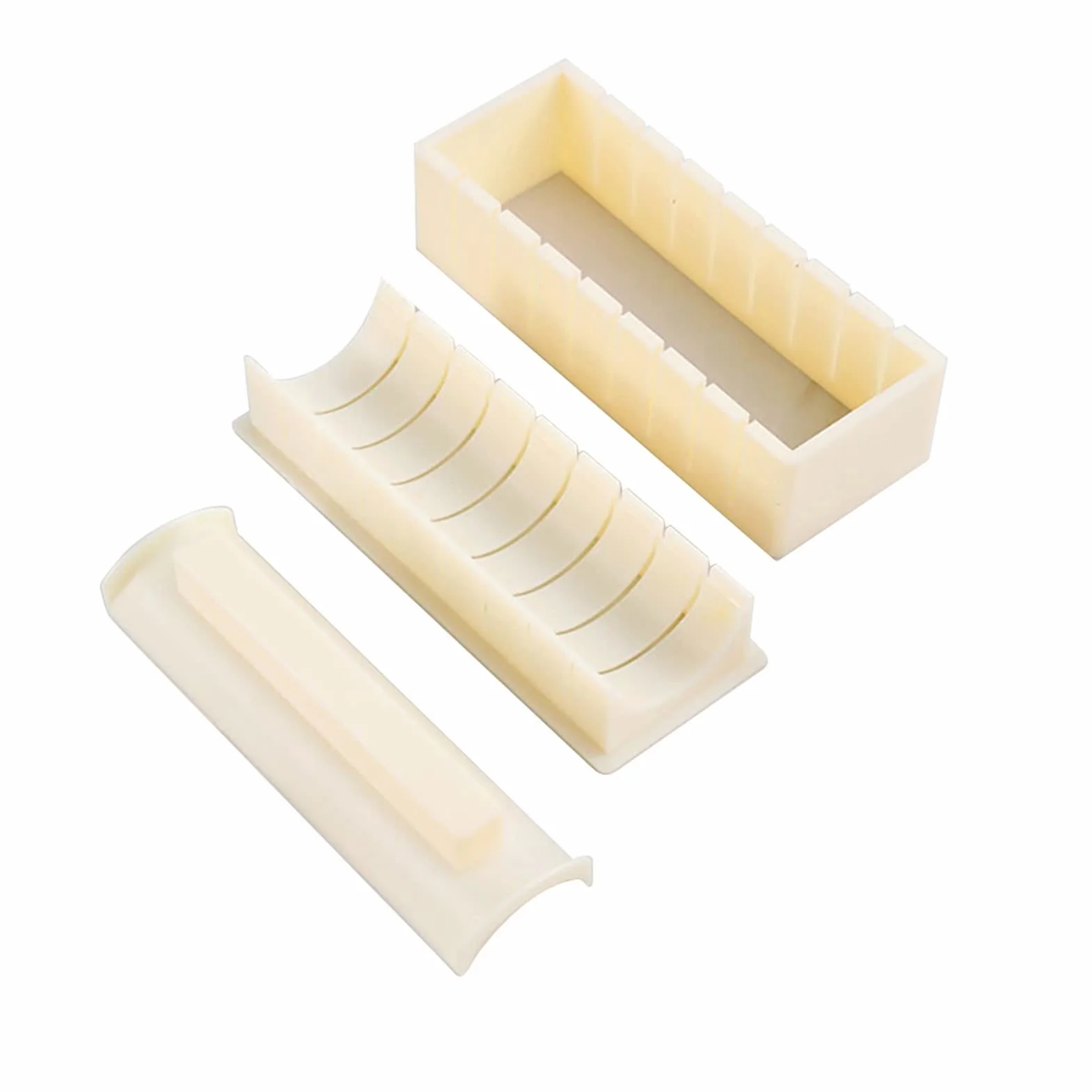 Kit para hacer sushi,molde para sushi, 10 Unids/set Kit De Equipo for Hacer Sushi De Bricolaje Rodillo De Bola De Arroz Hacer Rollos De Pastel Herramientas De Moldes Multifuncionales Gagdets De Cocina