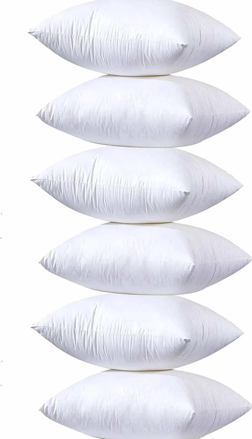 yibo Cojín, Relleno de Cojín para Sofá o Cama, con Relleno Fibra Hueca, Hipoalergénicas, Juego de 2/4/6 Unidades (50_x_70_cm, 6)