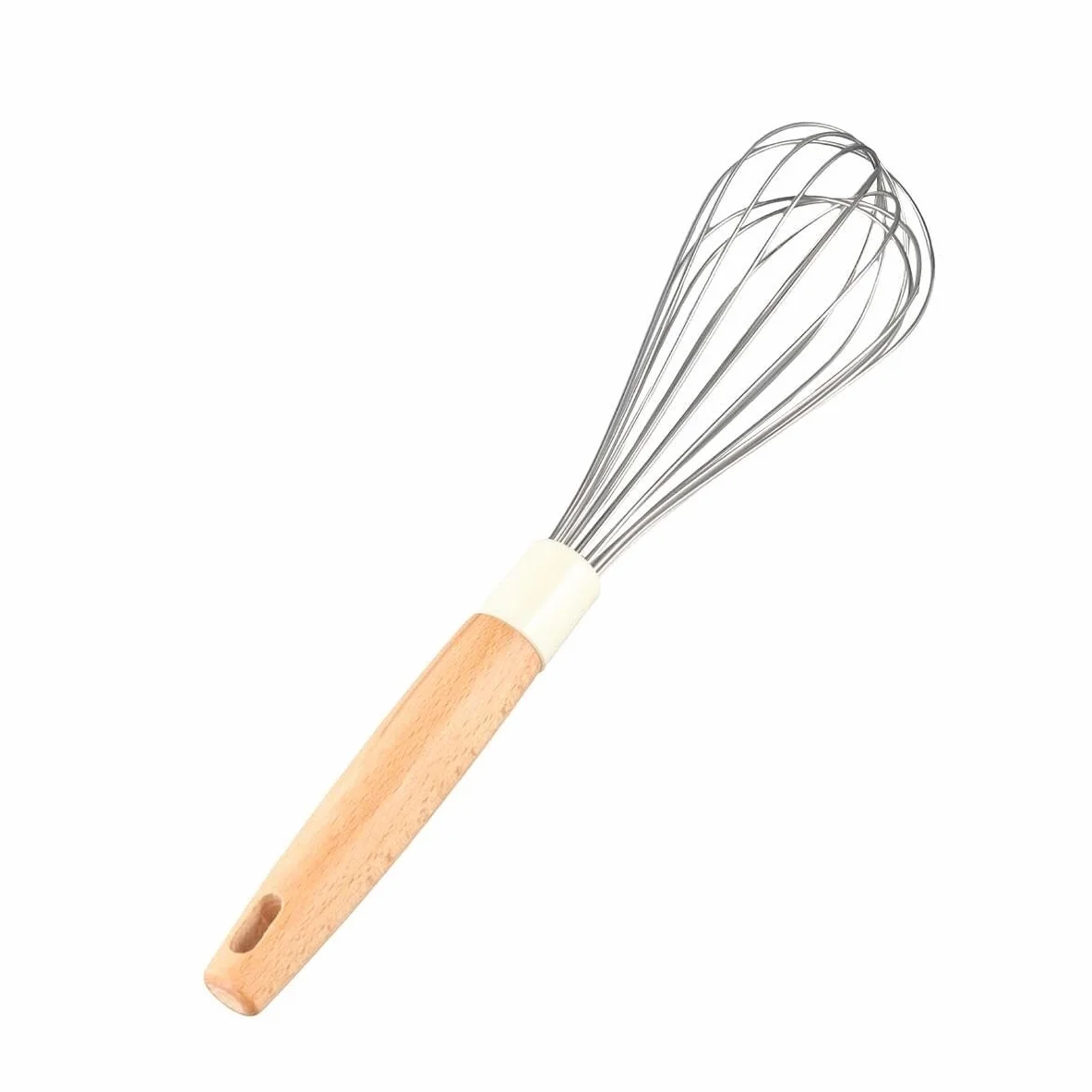 Varillas Cocina Espumador De Leche Batidor De Huevos Manual De Cocina, Espumador De Leche De Mano, Máquina De Espuma con Mango De Madera, Licuadora De Café For Hornear Batidora De Leche