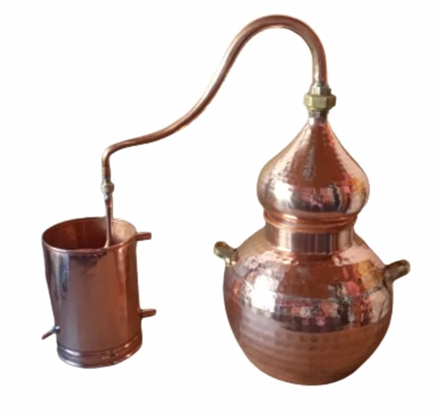 ALAMBIQUE CLÁSICO O TRADICIONAL DESTILADOR DE COBRE 10Litros