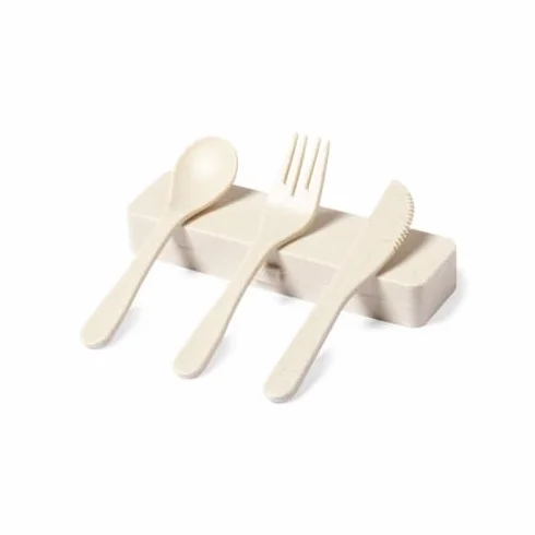 DISOK Lote de 50 Sets de Cubiertos PP en Estuche. Detalles Prácticos bodas, regalos para colegios, viajes, restaurantes, bautizos y comuniones.