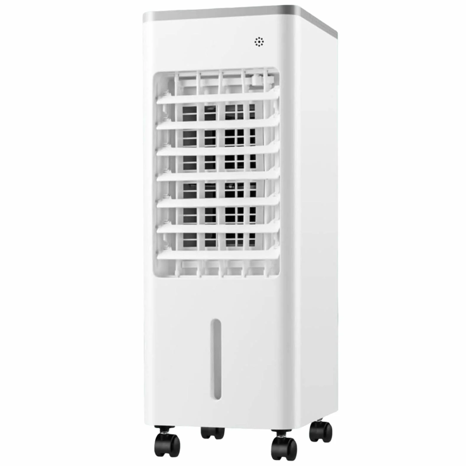 Aire Acondicionado Portátil Sin Ventana con Refrigeración por Evaporación, 9L, Display LED, Ventilador de Refrigeración, Purificador de Aire, 3 Velocidades,Oscilación de 90°,Temporizador de 8H