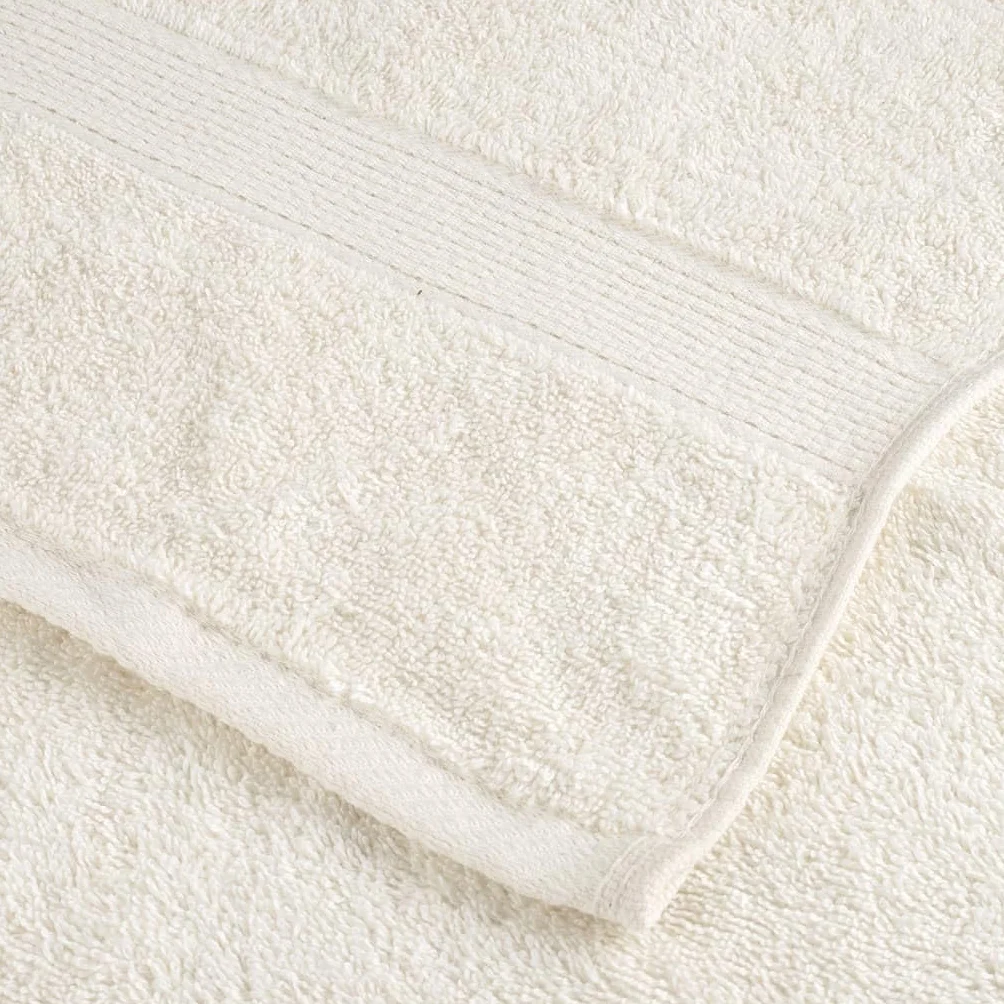 Solund - Juego de 8 toallas absorbentes de algodón de alta calidad, 600 g/m², con práctico gancho para colgar, para hotel y hogar