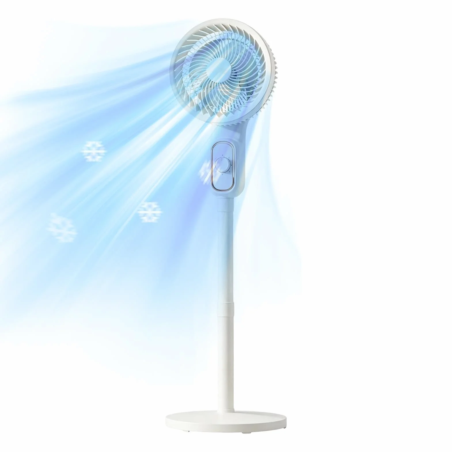 Ventilador De Pie Múltiples velocidades, altura ajustable y bajo ruido | Ventilador De Dormitorio Para Dormitorio Salón Oficina Campamento Hogar Interiores Escuela Exteriores Y Para Dormir