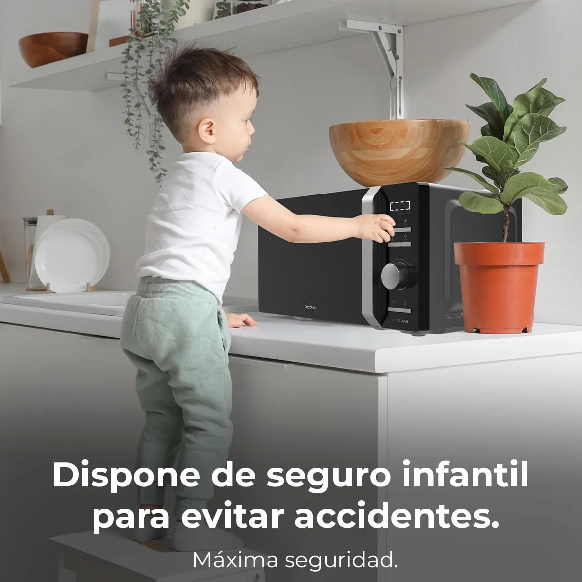 Cecotec Microondas Digital 20L 700W Inverter Proclean 5010