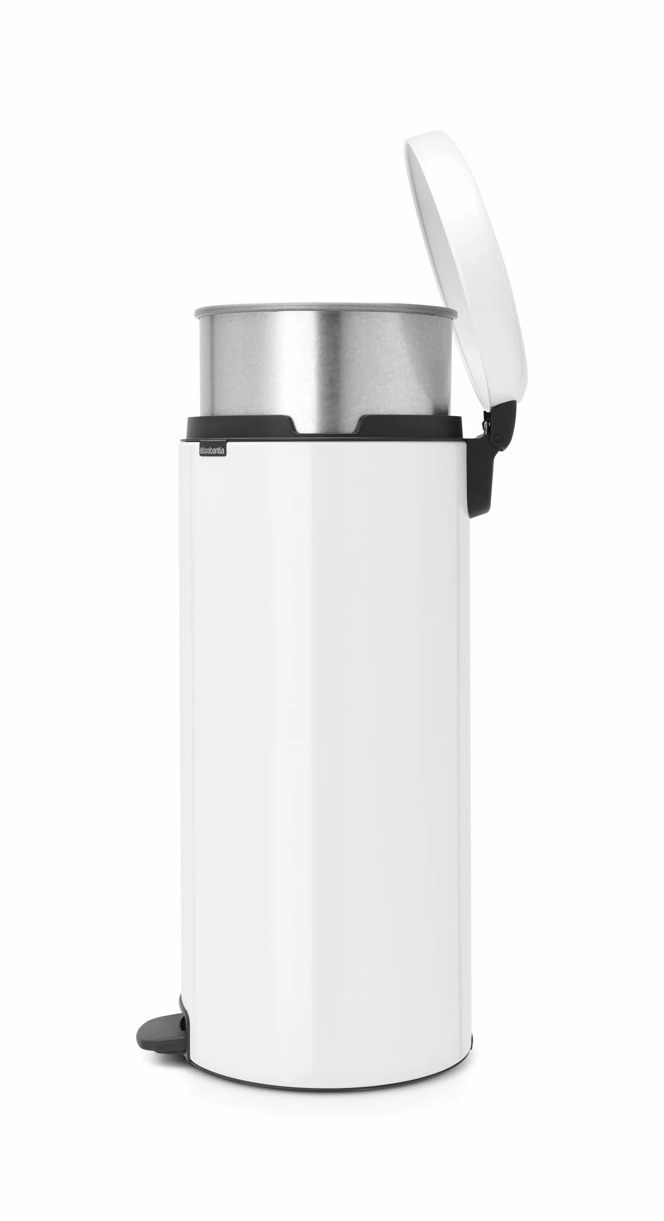 Brabantia NewIcon Cubo de basura de pedal 30 litros blanco