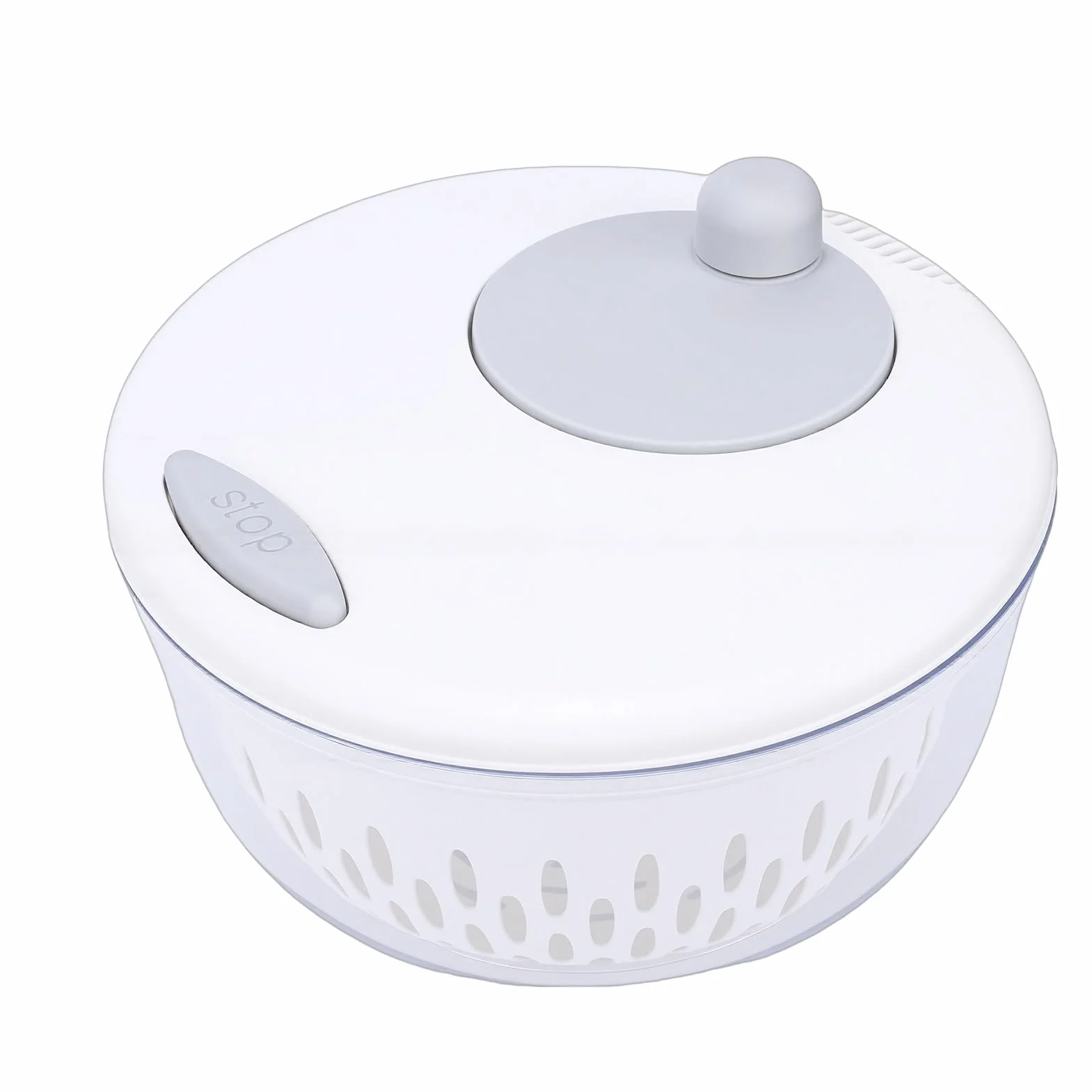 Ensaladora Multifuncional 4500 ml para Verduras y Frutas LavadoraSecadoraPicadora con 5 Cuchillas de Acero Inoxidable y Colador Integrado Ideal para Preparar Ensaladas Rápi