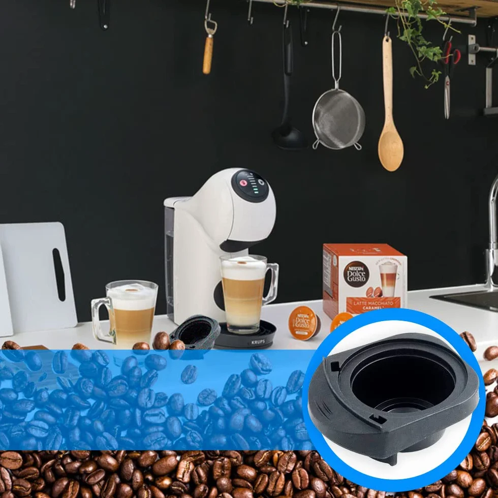 Krups Portacápsulas Compatible con Cafetera Dolce Gusto Genio S KP2401HP, Soporte Cápsulas Imantado