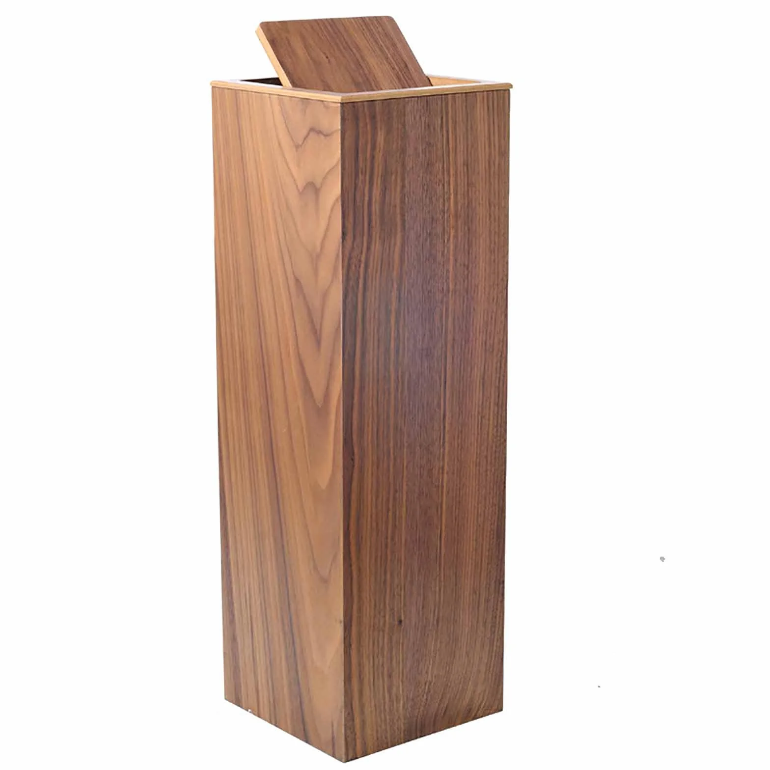 Cubos de Basura para Exterior Papeleras de Reciclaje, papeleras de Madera Bote de Basura Oficina Restaurante Almacenamiento Basura Papeleras Papeleras Basura y Reciclaje Cubos