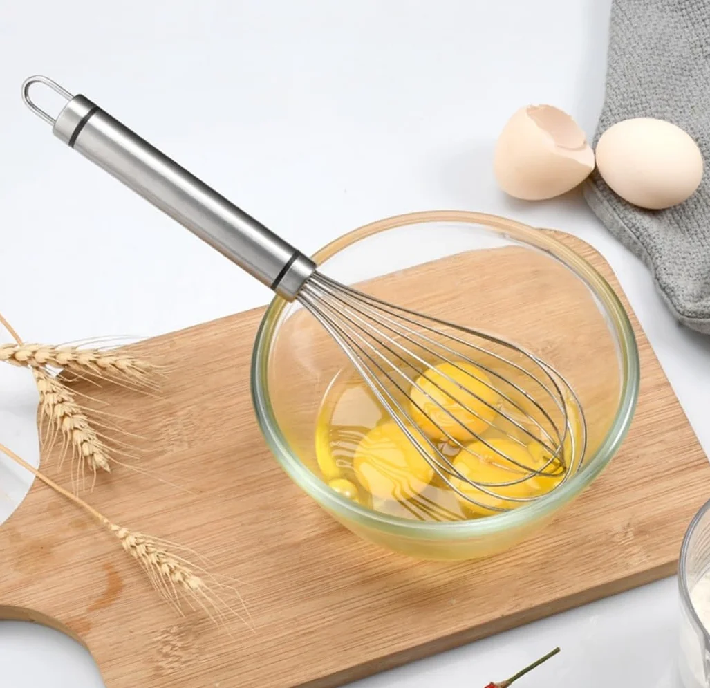 Batidor Huevos Batidor De Huevos Manual Multifuncional, Acero Inoxidable, Herramientas Cocina For Hornear, Adecuado For Agitar Condimentar Harina Utensilios Cocina(10inch)