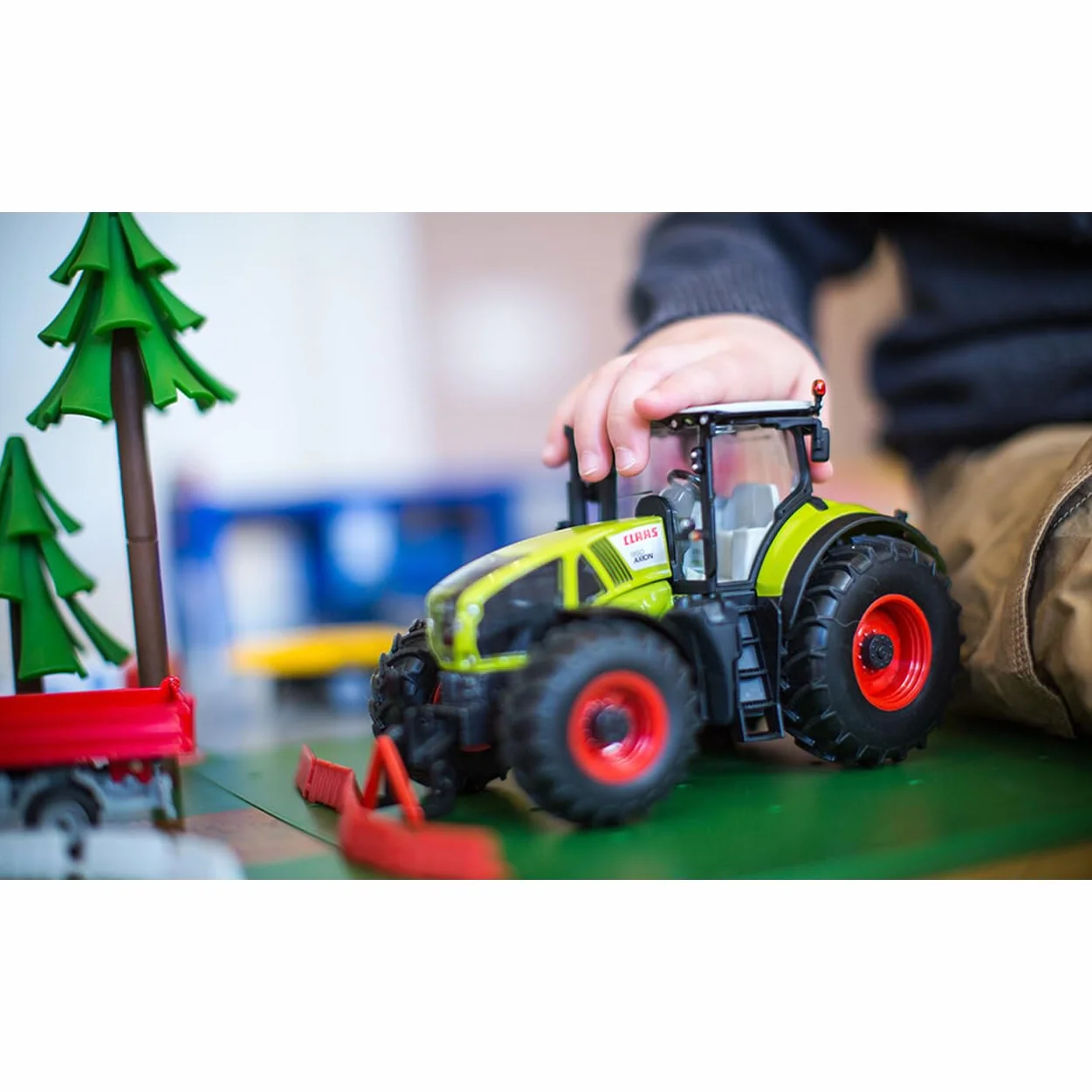 siku 3280, Tractor Claas Axion 950, 1:32, Metal/Plástico, Verde, Cabina desmontable