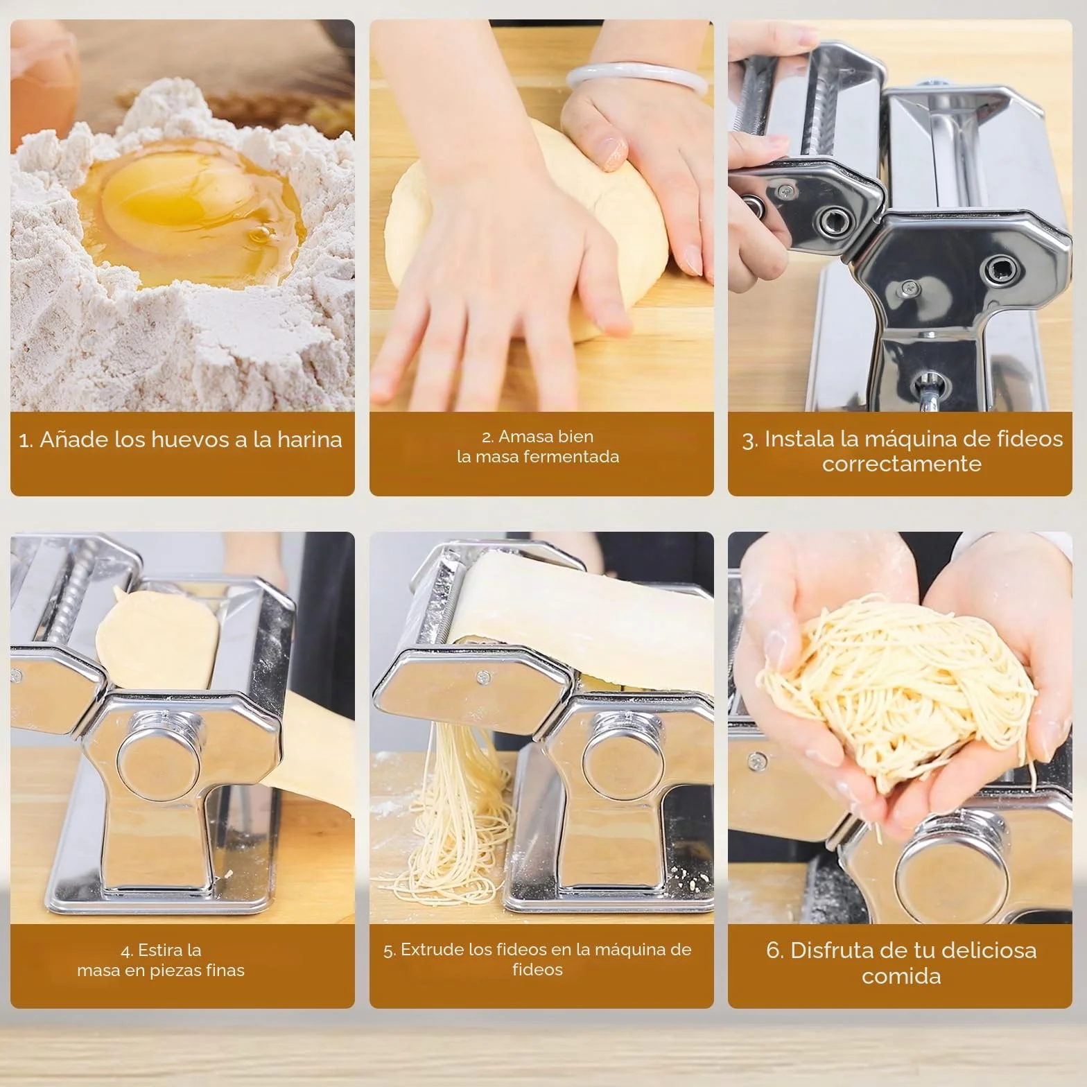 MZTOGR Máquina para hacer pasta y raviolis, juego de 6 piezas de acero de 150 mm con 9 ajustes de grosor ajustables, incluye accesorio para hacer raviolis, estante de secado de pasta