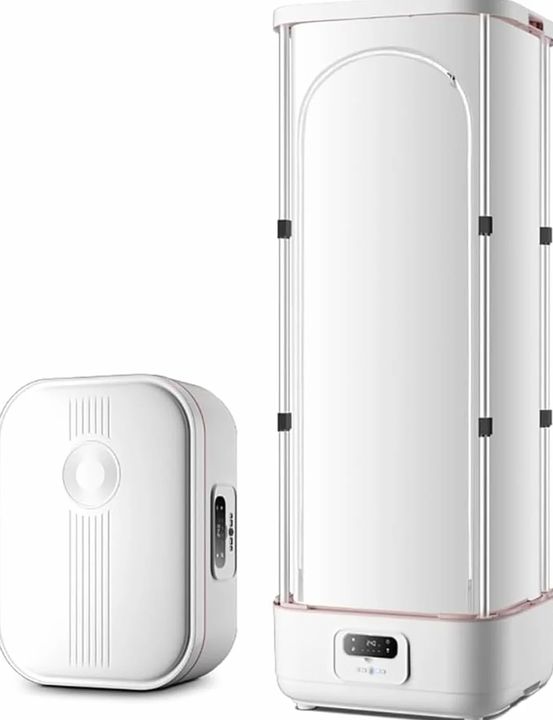 Vaporizador De Ropa, Plancha De Vapor Vertical Inalámbrica Automática con Clip para Eliminar Arrugas, Vapor De Secado Rápido para Ropa Y Tejidos, Diseño Plegable, Cuidado con 1 Botón.