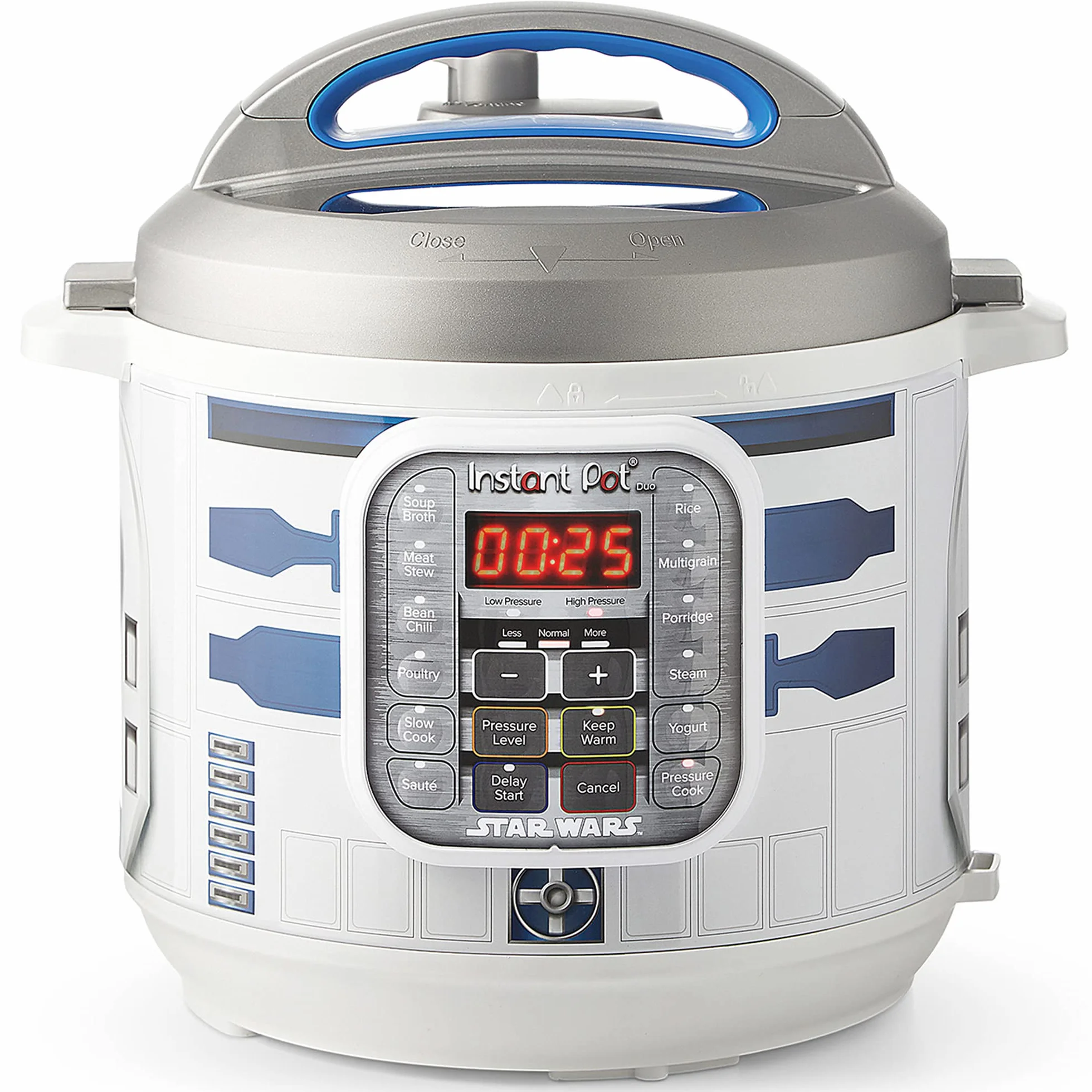 Instant Pot Duo 60 (R2D2) Star Wars Electric Pressure Cooker, Multi-Cooker in Stainless Steel, 1000 W, 5.7 L, 112-0157-01-UKEU White, R2D2 6L with UK EU Plug