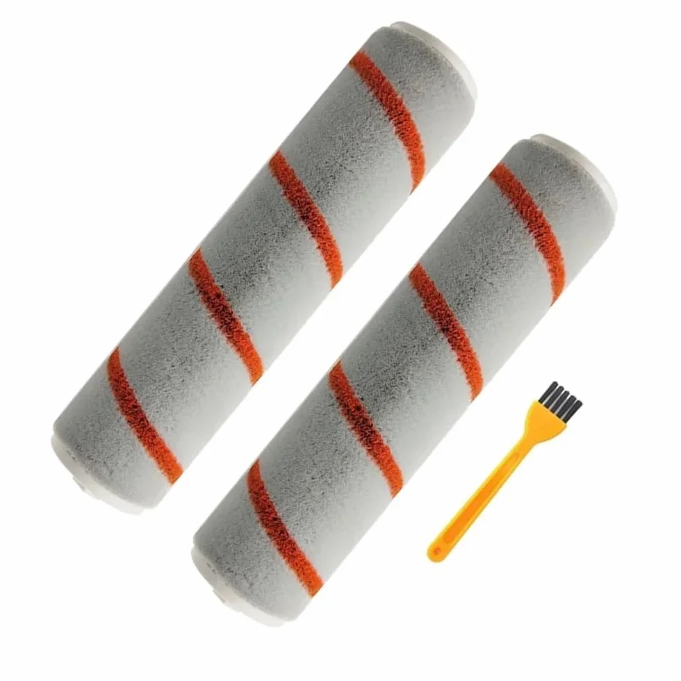 Compatible para Xiaomi filtro y cepillo rodante serie Dreame V8 a V16 | Juego coordinado para recambios diarios(Orange)