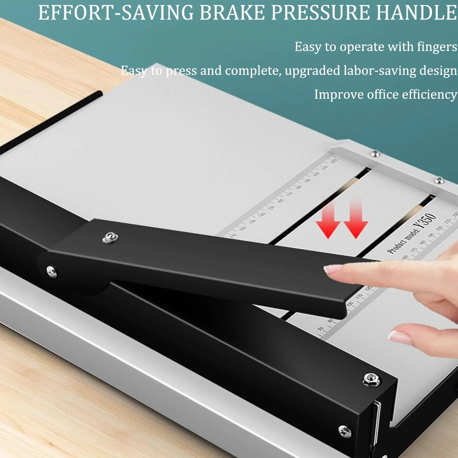 Creasing Machine A3 - Marcador de papel resistente y carpeta para pliegues A4, uso en oficina comercial, perfecto para hacer tarjetas y prensa de libros