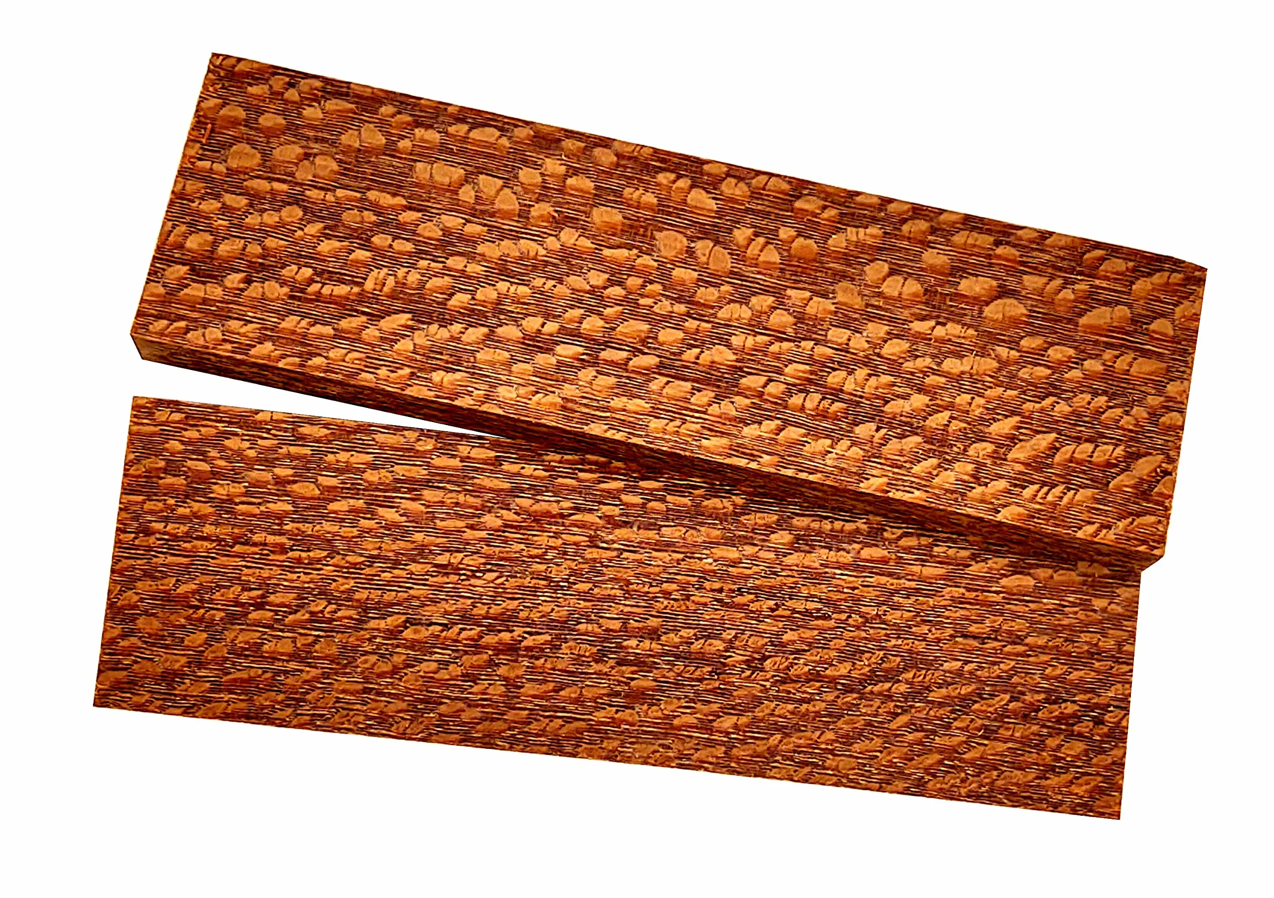Escalas de cuchillo de madera de leopardo