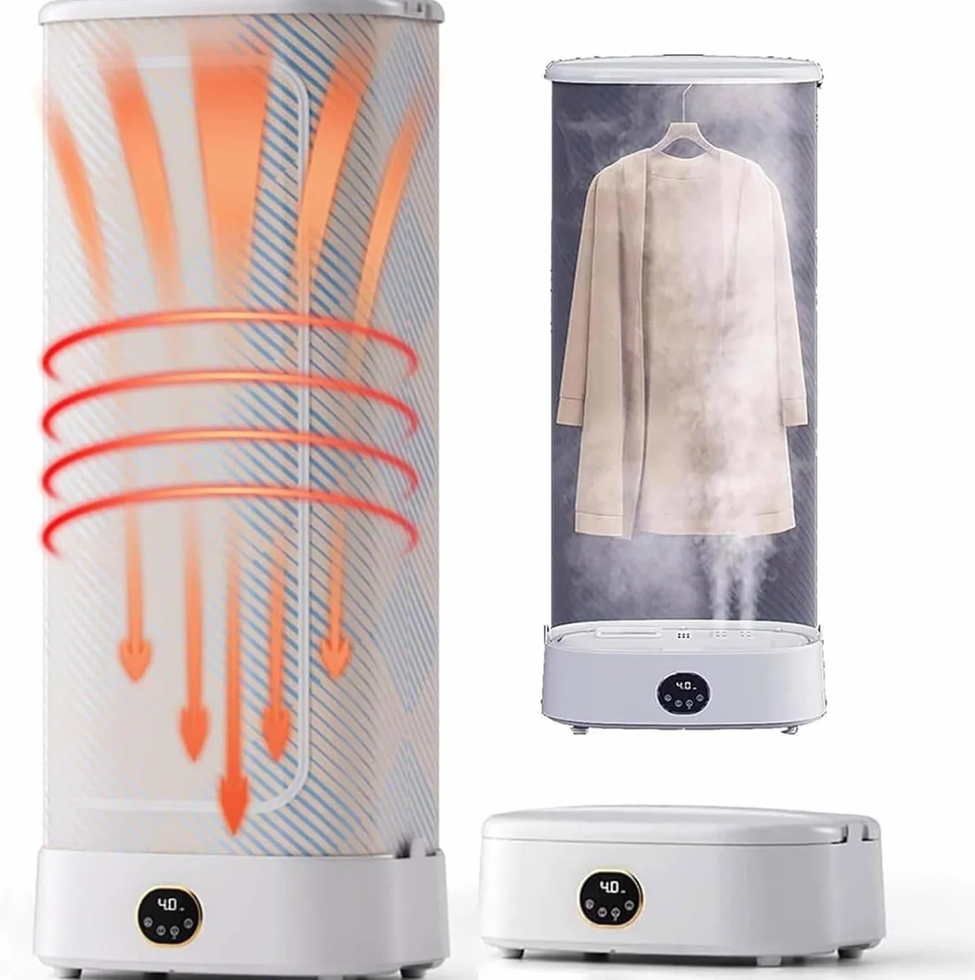 Máquina de planchado automática, vaporizador de ropa plegable para colgar, para ropa y telas, elimina rápidamente las arrugas,Remotecontrolmodel