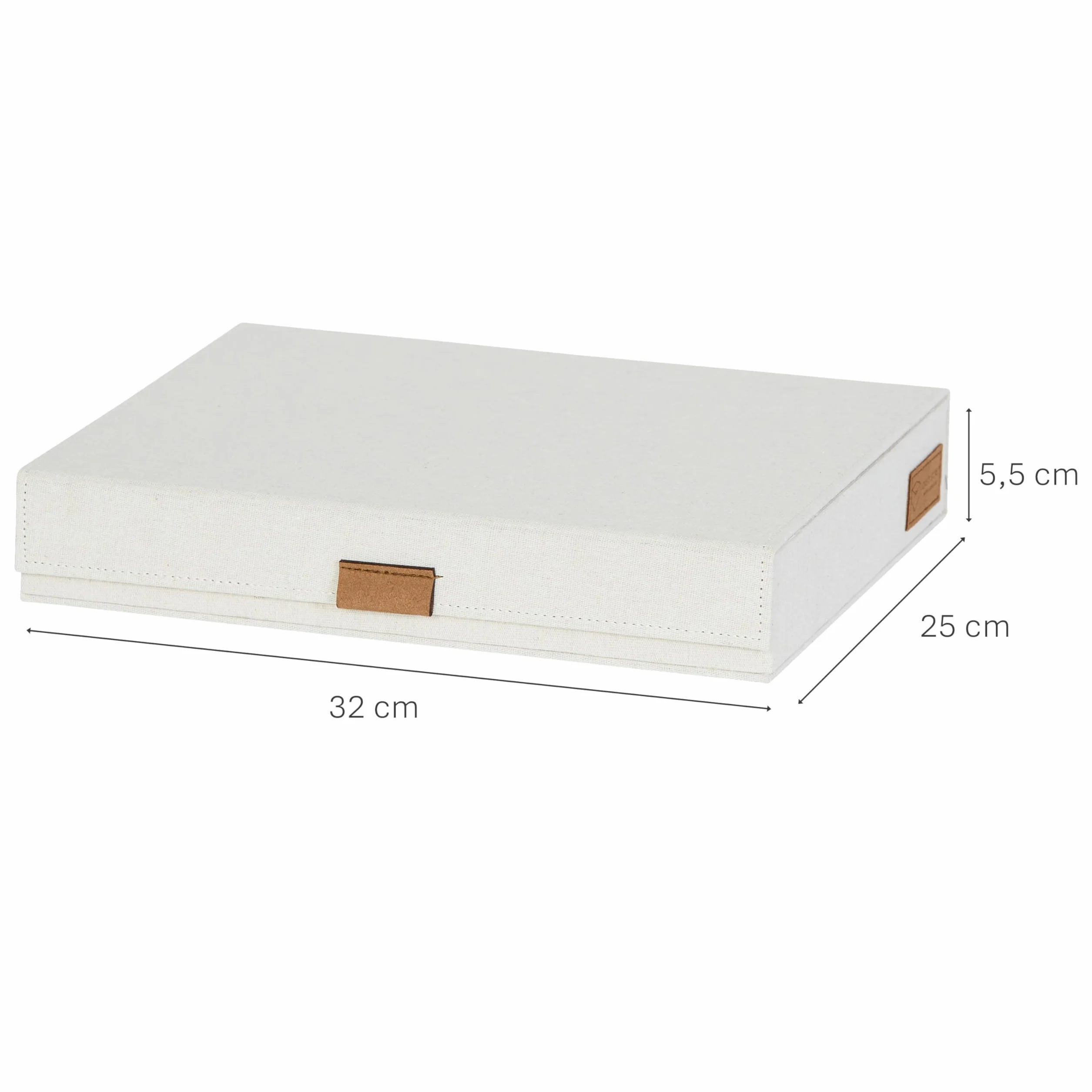 Brillenbox 8 Fächer Beige 32 x 25 x 5,5 cm