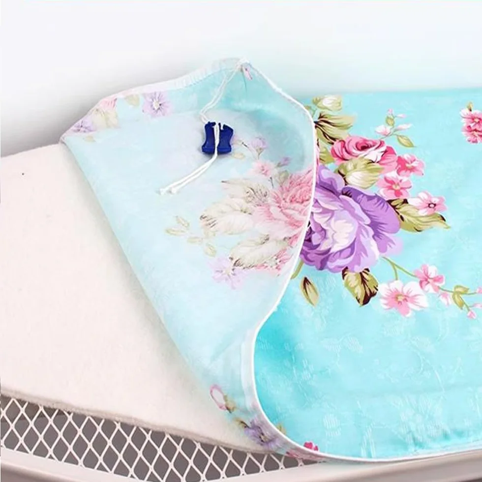 Funda de algodón for Tabla de Planchar de 13 x 39 Pulgadas, Compatible con Tablas de Planchar de Diferentes tamaños. ,Fundas para Tablas de Planchar(Beige,13x44 Inch (110x34 cm))