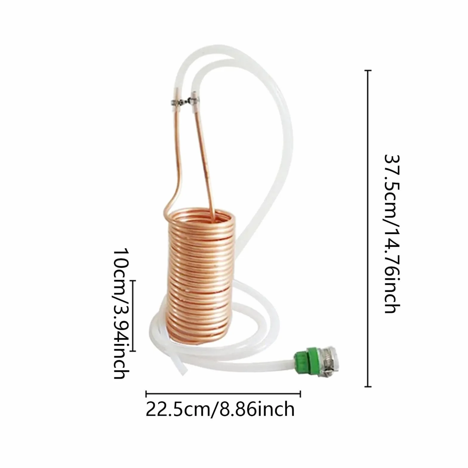 Máquina for hacer tubos enfriadores de mosto, accesorio for elaboración de cerveza casera, tubo for vino, serpentín de enfriamiento de cerveza casera, elaboración de cerveza Amplia gama de aplicacione