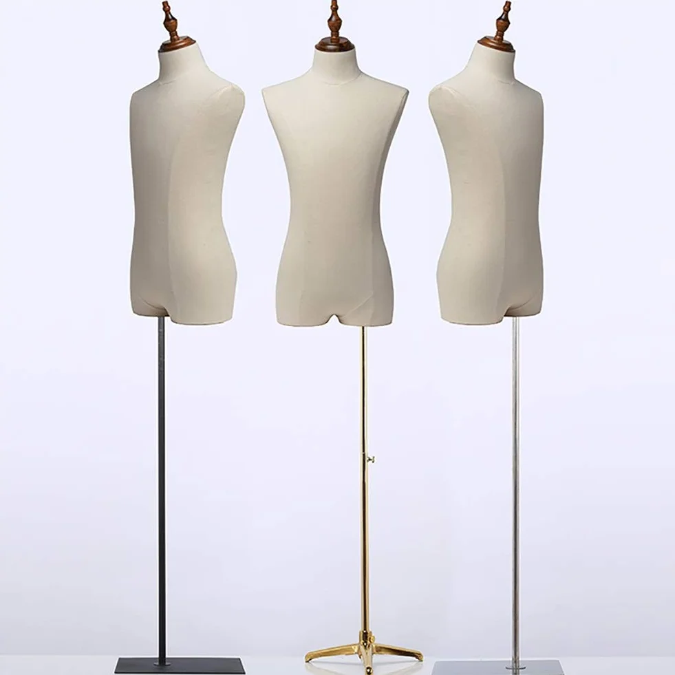 Maniquí de Sastre, maniquí de Costura Femenino, maniquí de confección con Brazo de Madera, maniquíes de exhibición de clavícula, maniquíes de Moda, 5