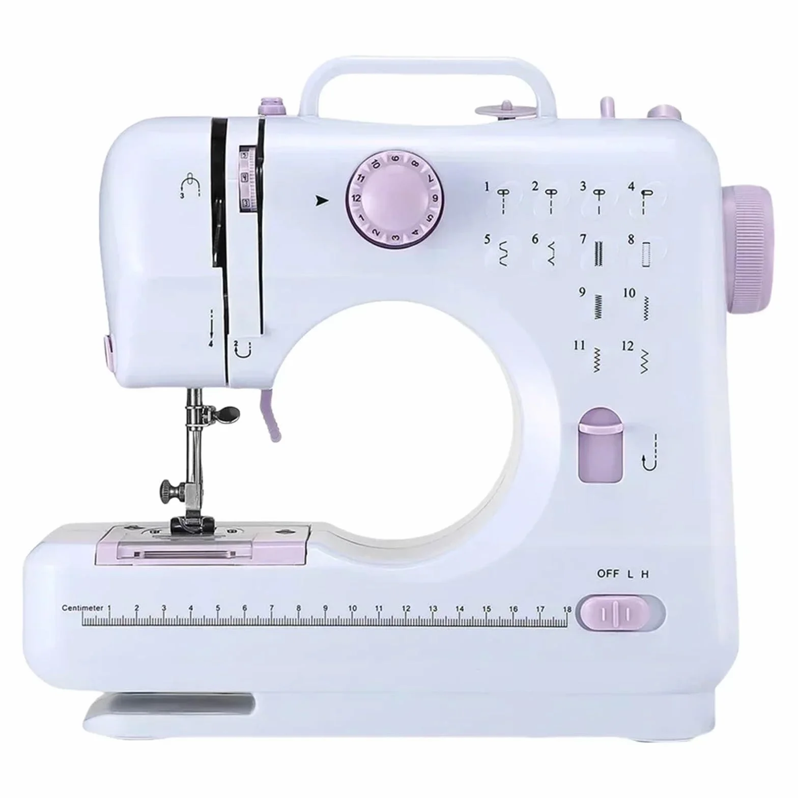 Bobinadora, Mini Máquina De Coser Eléctrica Portátil Para Principiantes,para motor, resorte, cinta | Manualidades En Casa, Remiendos, Overlock, 12 Puntadas, Prensatelas, Pedal