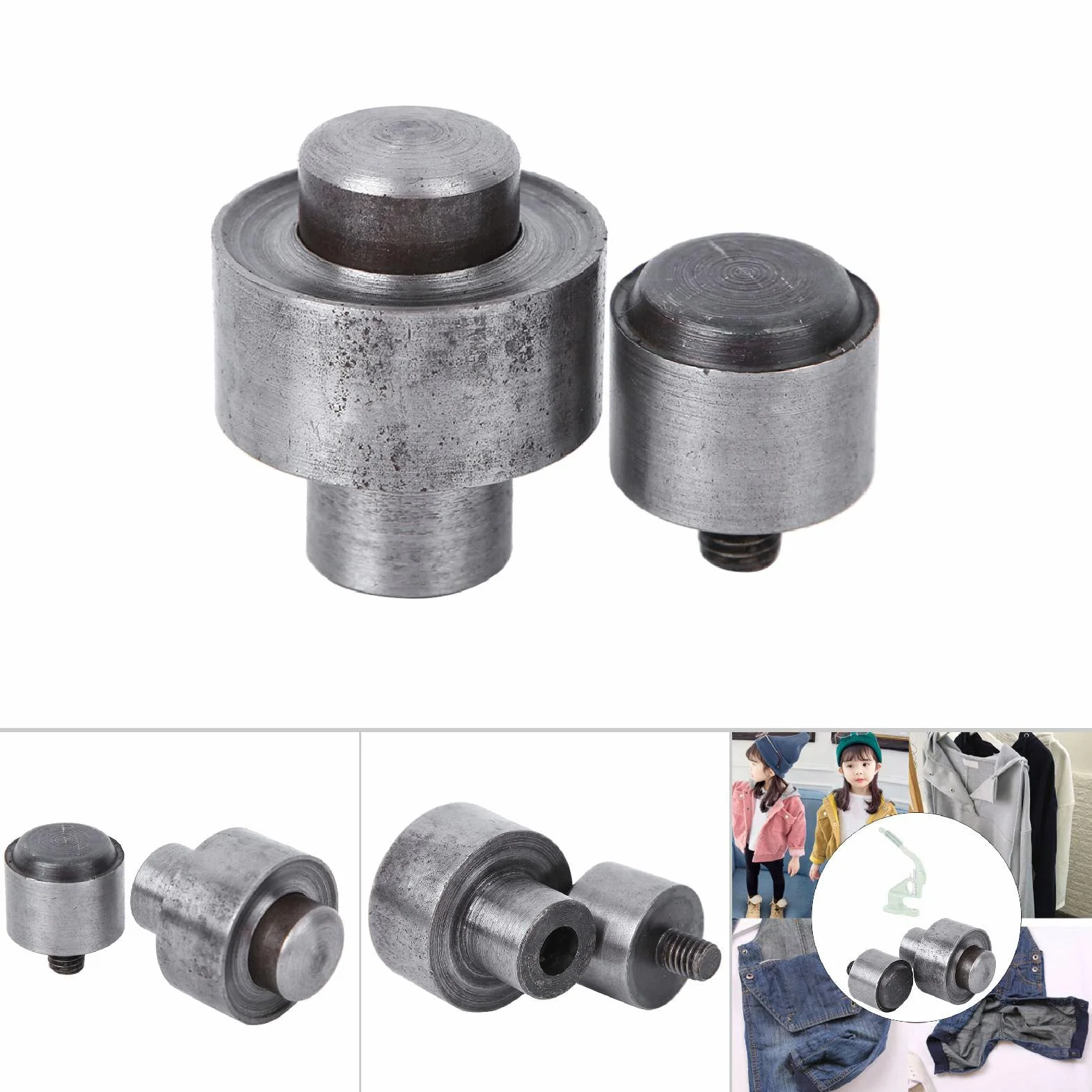 Máquina de Prensa Manual, Perforadora de Ojales, Molde de Troquel, Herramienta de Instalación Manual para Equipaje, Cinturones, Zapatos (20mm)