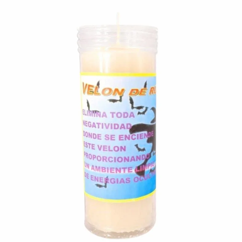 Velón de Ruda Aroma Elimina Negatividad Vela Olor Protección Purifica Energética