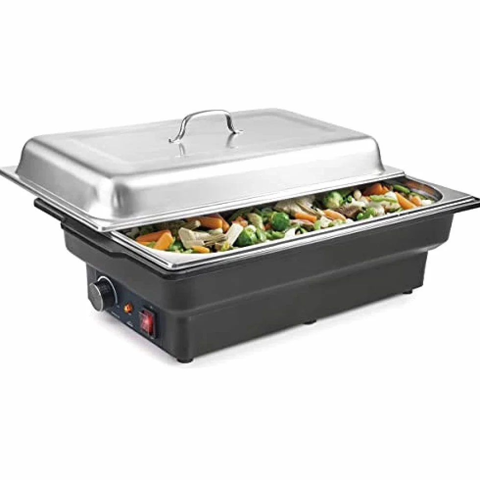 Lacor - Chafing Dish eléctrico, 900 W, 8'50 litros