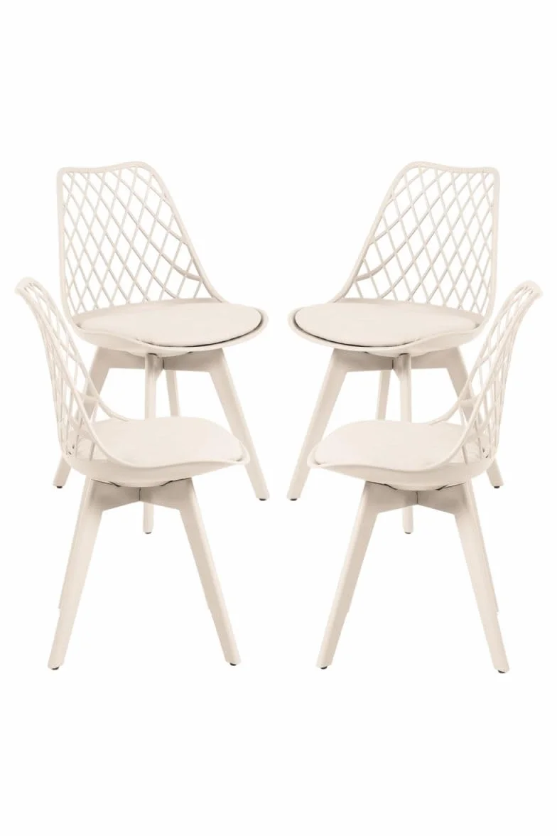 Regalos Miguel - Packs Sillas Comedor - Pack 4 Sillas Mima Suprym - Beige