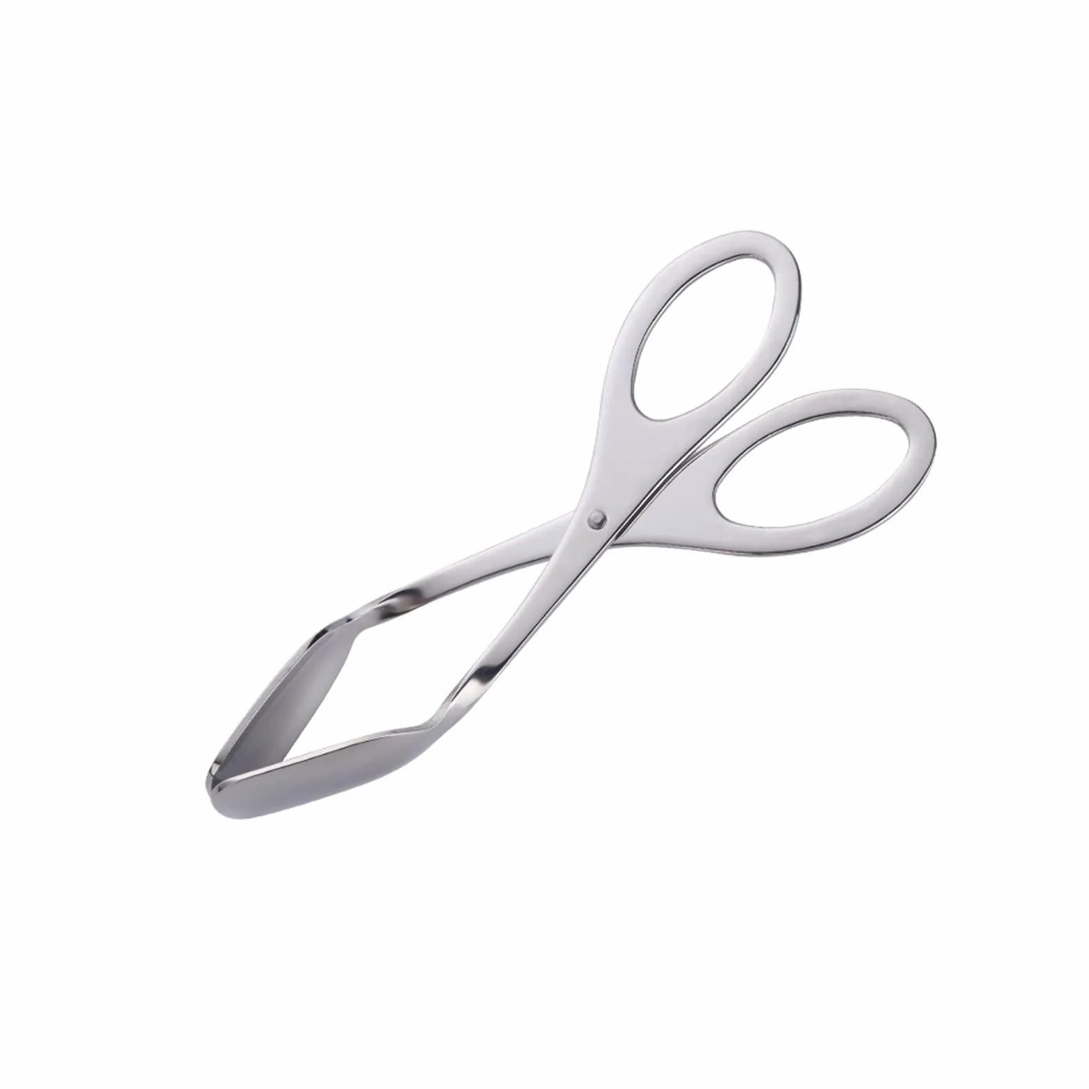 Pinzas de Cocina Pinza para Alimentos Pinza para Pan de Acero Inoxidable Herramienta para Servir Ensalada de Huevos Pinza para repostería Utensilios de Cocina para Barbacoa de autoservicio (A)