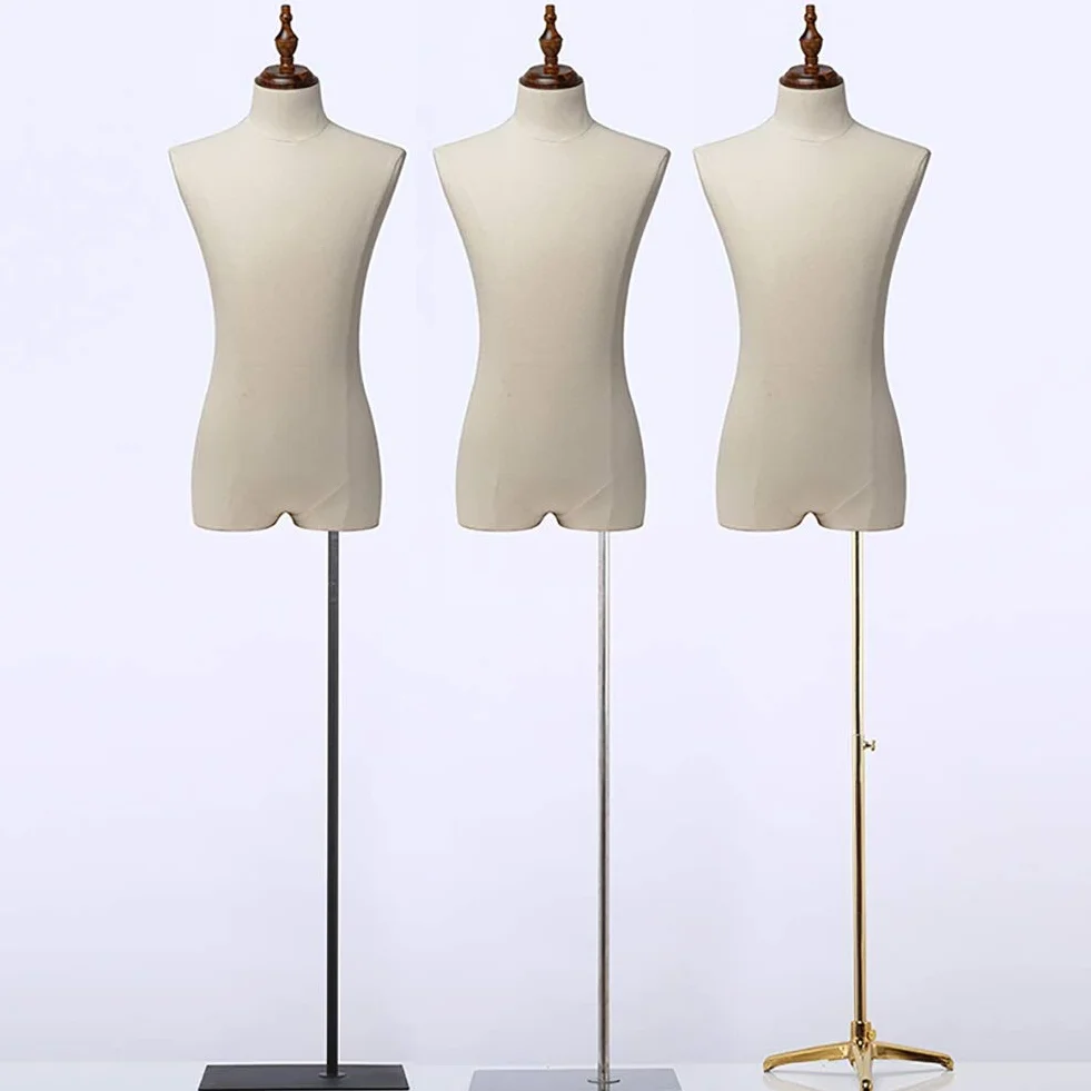 Maniquí de Sastre, maniquí de Costura Femenino, maniquí de confección con Brazo de Madera, maniquíes de exhibición de clavícula, maniquíes de Moda, 5